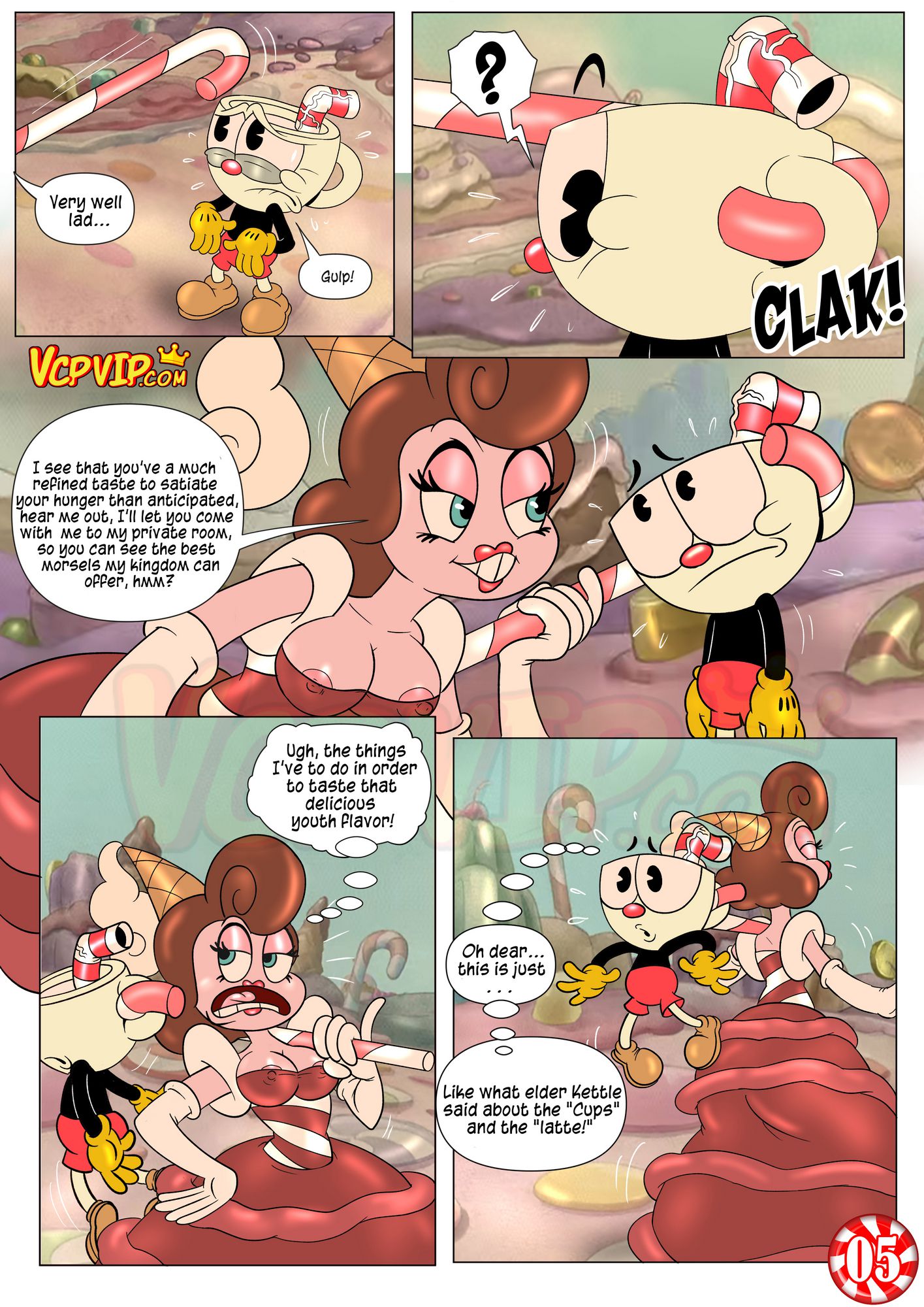 Delightfully Sweet Bon Bon (The Cuphead Show!) [Macergo] 1 . Delightfully Sweet Bon Bon - Chapter 1 (The Cuphead Show!) [Macergo] – page 6
