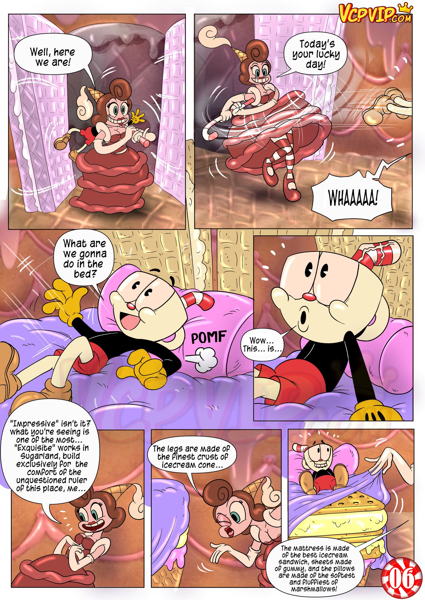 Delightfully Sweet Bon Bon (The Cuphead Show!) [Macergo] 1 . Delightfully Sweet Bon Bon - Chapter 1 (The Cuphead Show!) [Macergo] – page 7