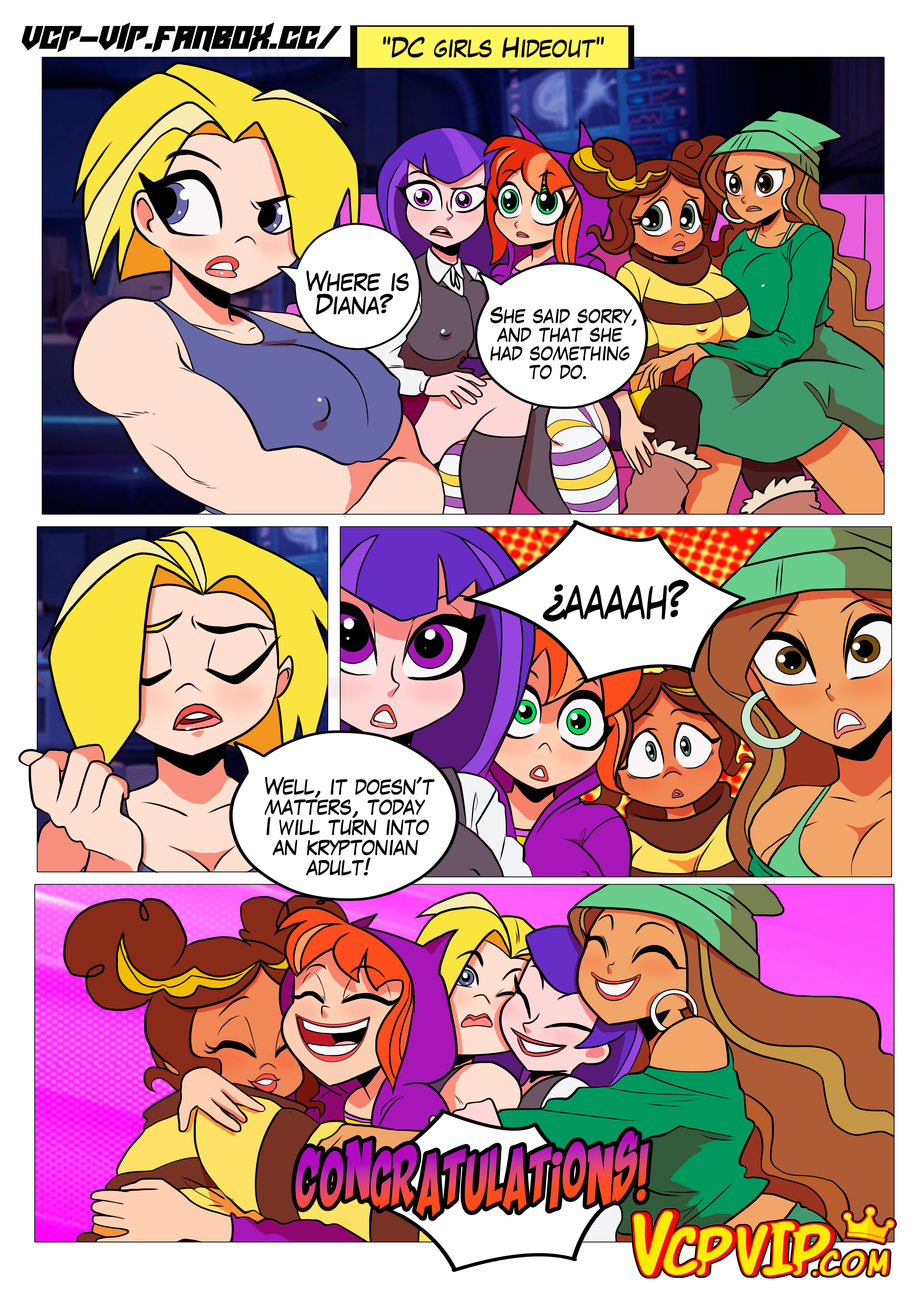 XXX SuperHero Girls (Justice League) [Gansoman] 1 . XXX SuperHero Girls - Chapter 1 (Justice League) [Gansoman] – page 4