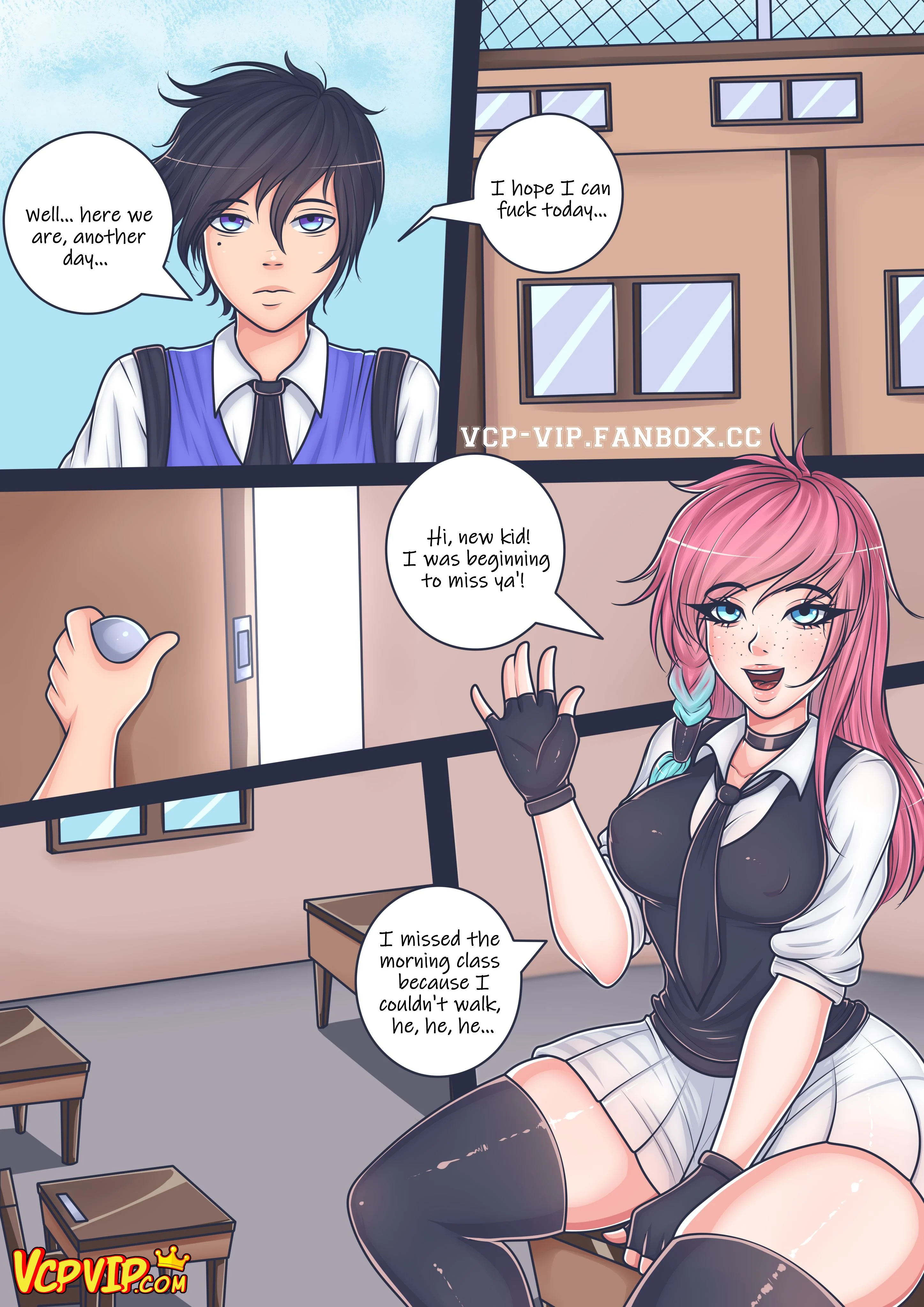 SexPoints Academy [DakuHasu Art] 2 . SexPoints Academy - Chapter 2 [DakuHasu Art] – page 3