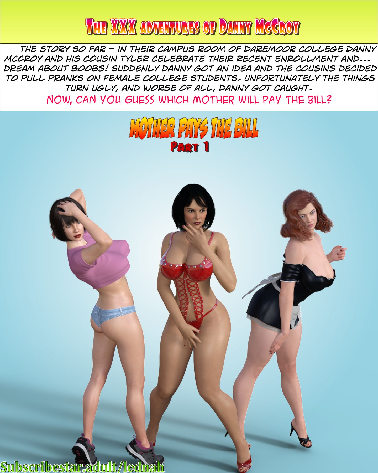 The XXX adventures of danny McCroy [Lednah] 1. Mother Pays the Bill 1 – page 1