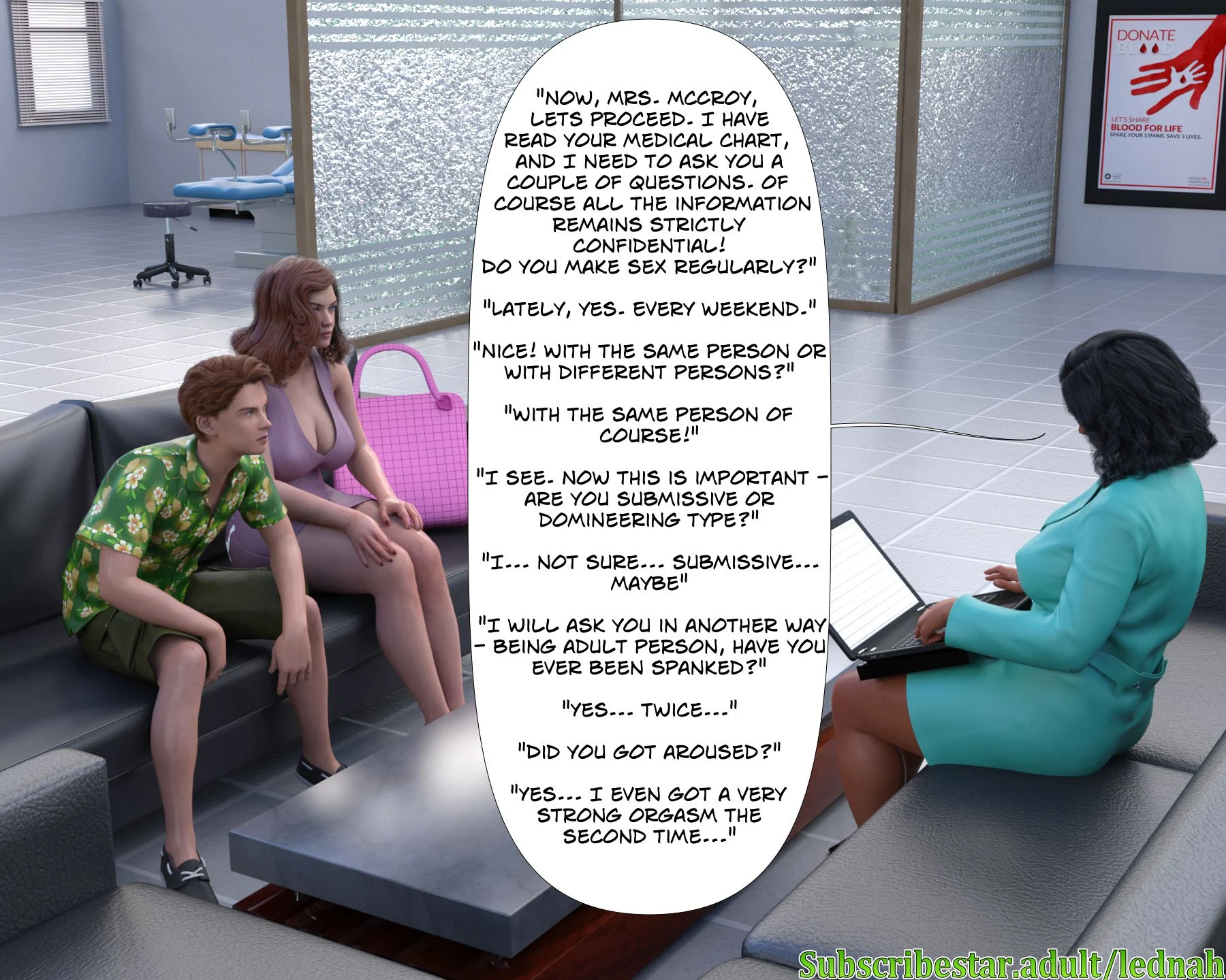 The XXX adventures of danny McCroy [Lednah] 4. Visit to Sexologist 1 – page 10