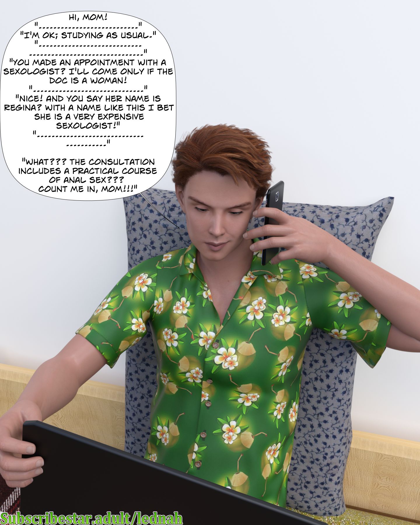 The XXX adventures of danny McCroy [Lednah] 4. Visit to Sexologist 1 – page 3