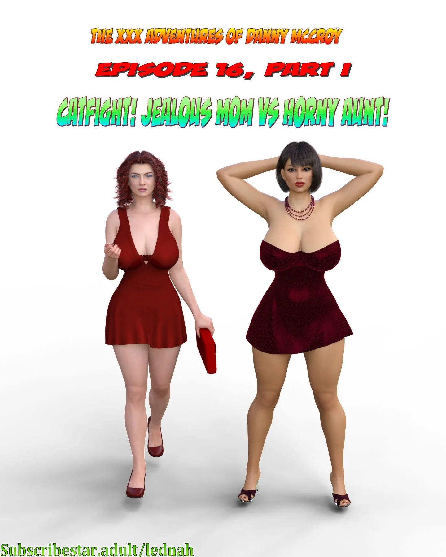The XXX adventures of danny McCroy [Lednah] 16. Catfight - Jealous mom vs horny aunt 1 – page 1