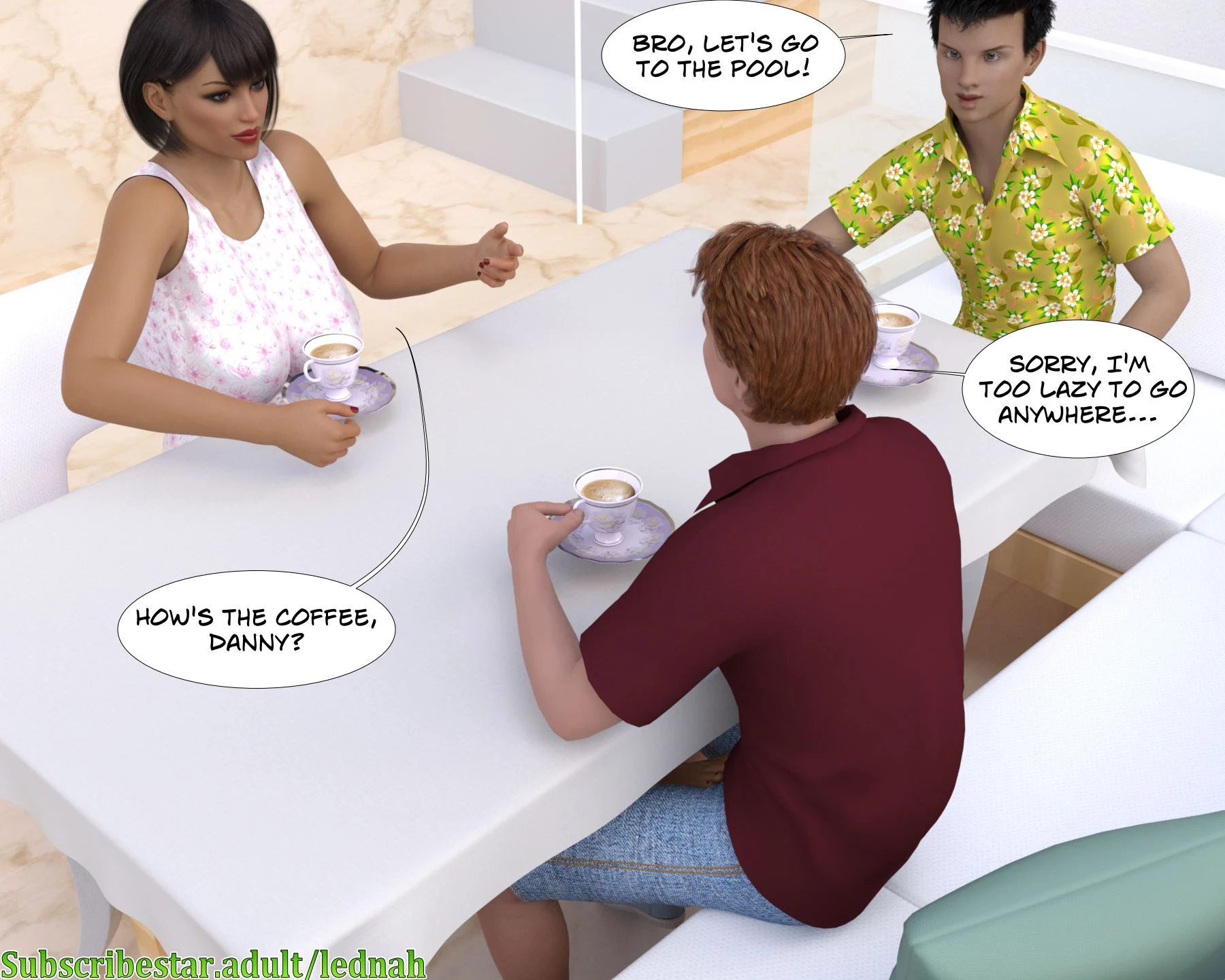 The XXX adventures of danny McCroy [Lednah] 23. Auntie is a hot milf – page 5