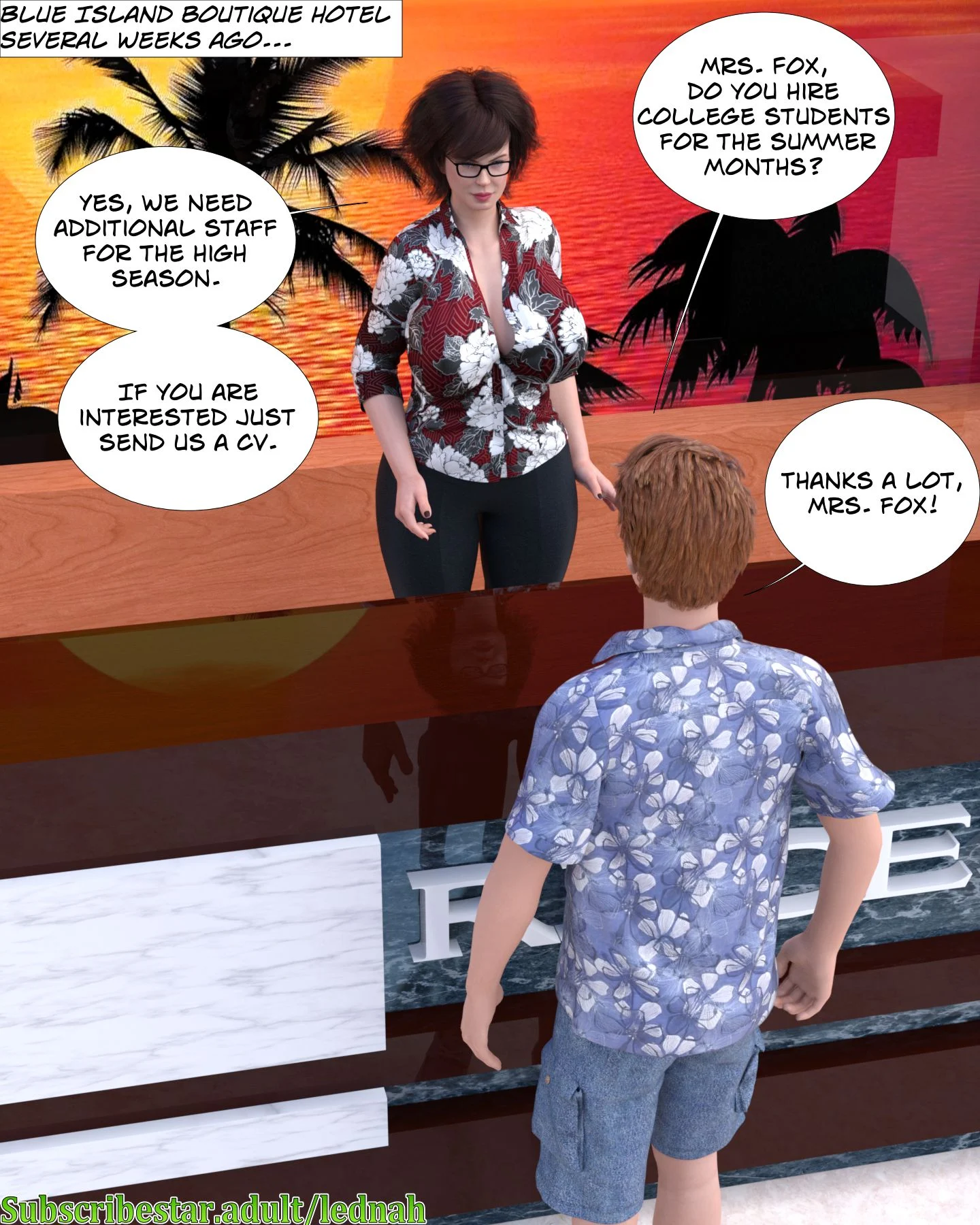 The XXX adventures of danny McCroy [Lednah] Extra.1 . Blue Island Boutique Hotel – page 2
