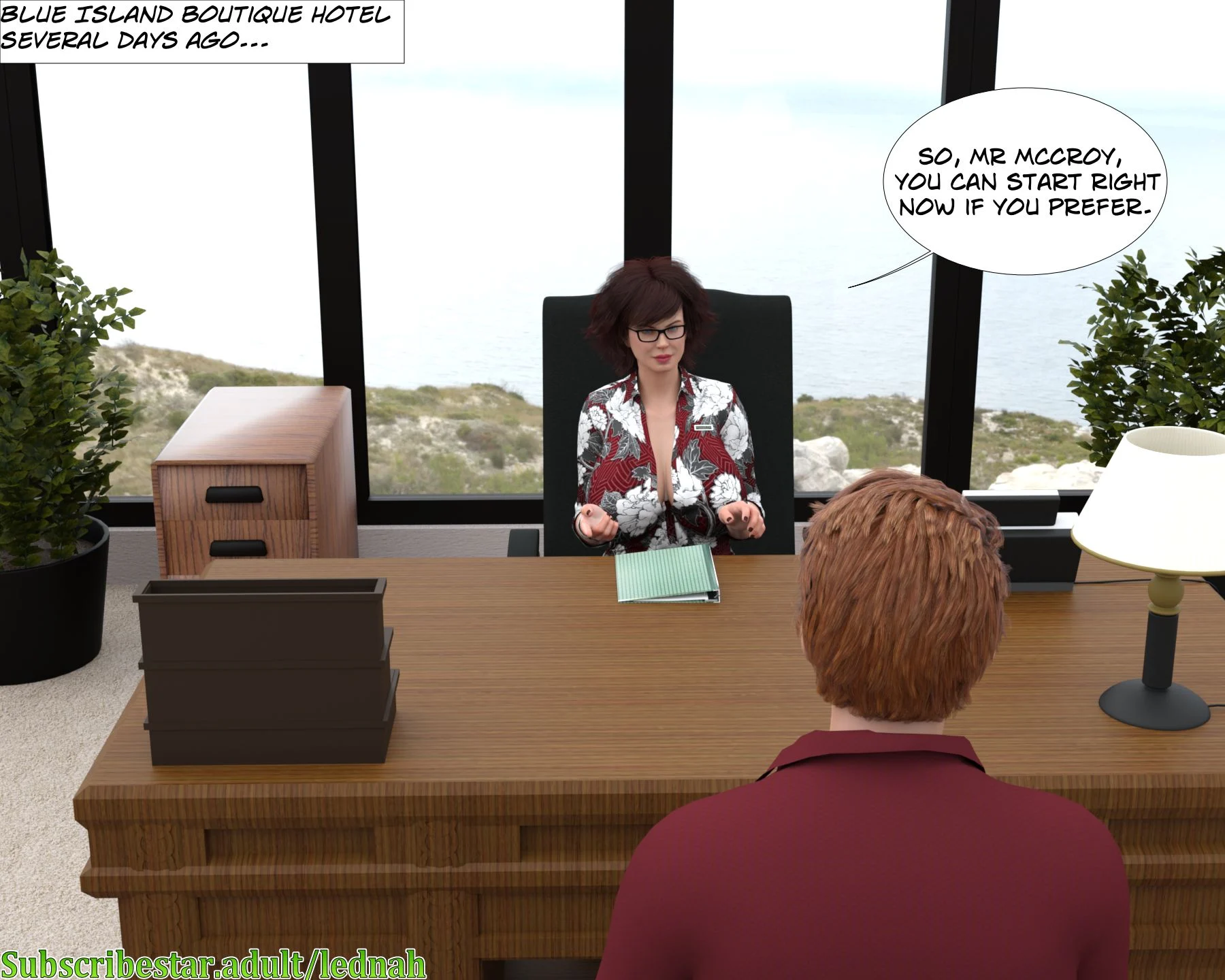 The XXX adventures of danny McCroy [Lednah] Extra.1 . Blue Island Boutique Hotel – page 3