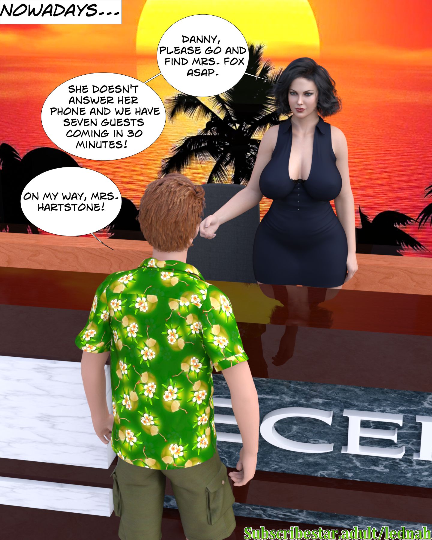 The XXX adventures of danny McCroy [Lednah] Extra.1 . Blue Island Boutique Hotel – page 4