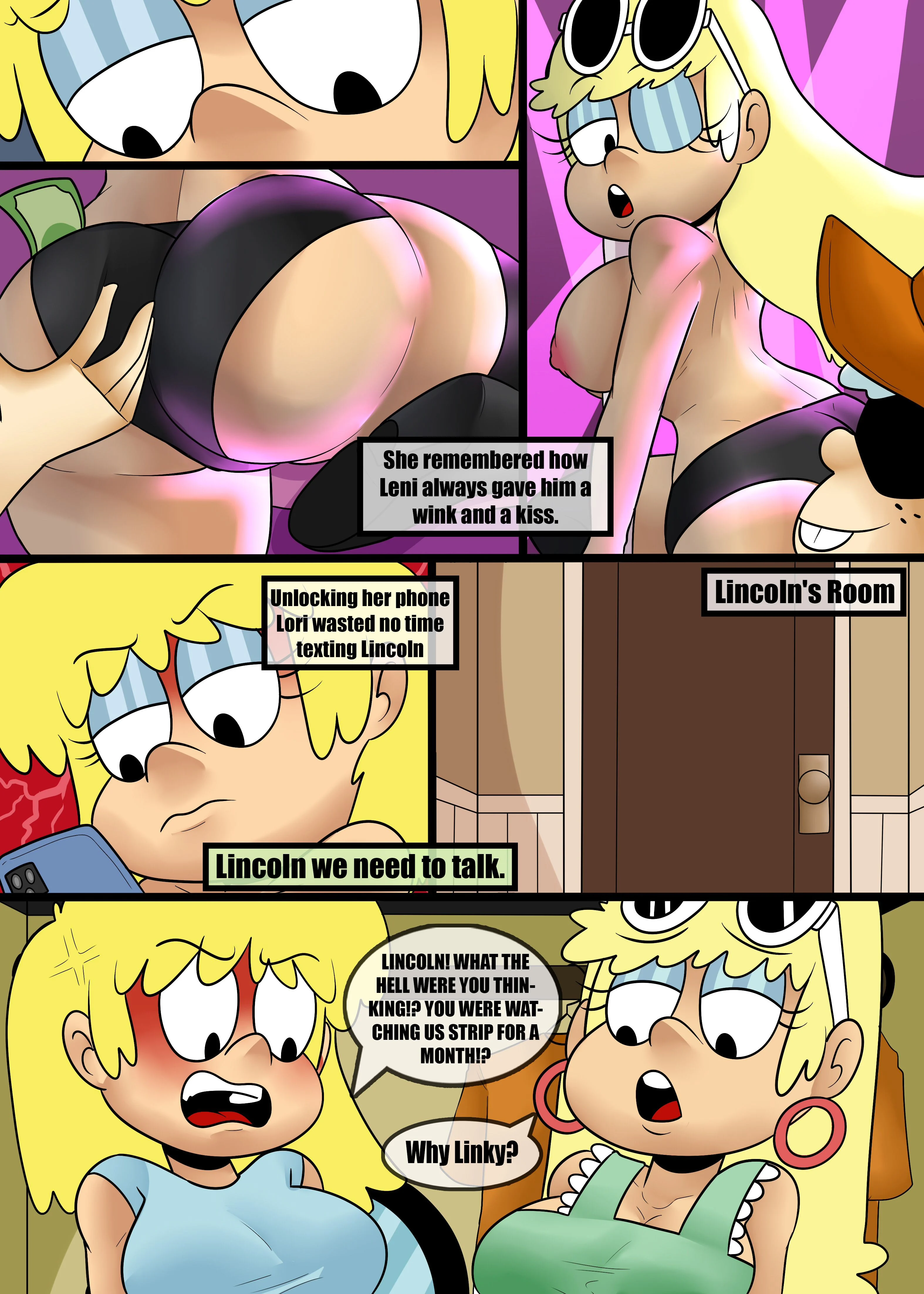 Louds in the club (The Loud House) [Zaicomaster14] 1 . Louds in the club - Chapter 1 (The Loud House) [Zaicomaster14] – page 9