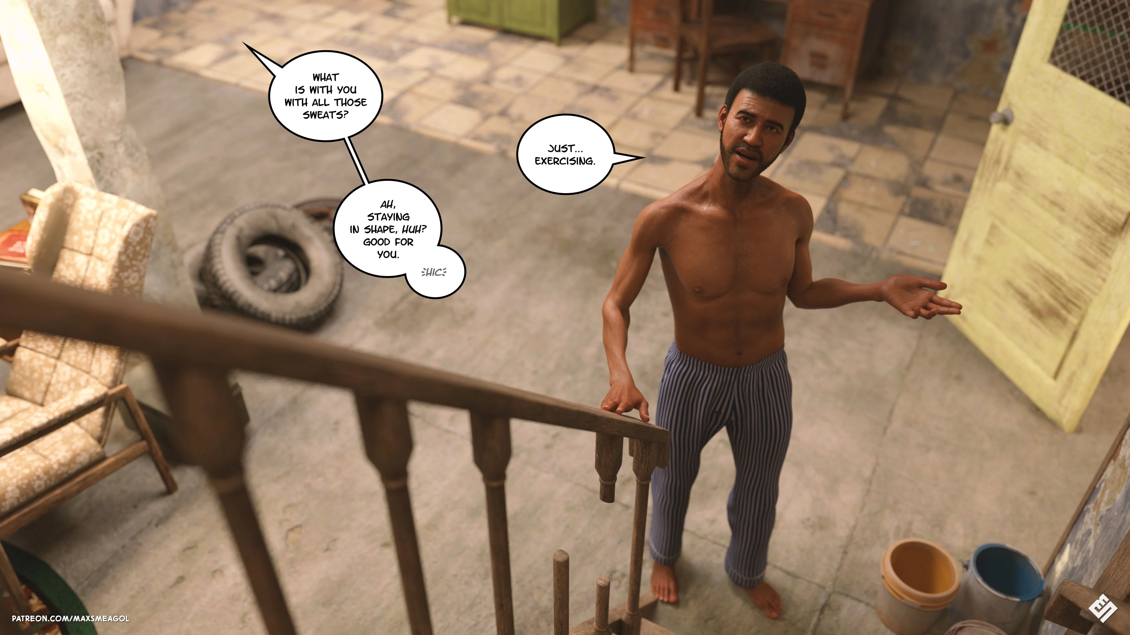 Lunchbreak [MaxSmeagol] 3 . Sunflowers - Chapter 3 [MaxSmeagol] – page 3