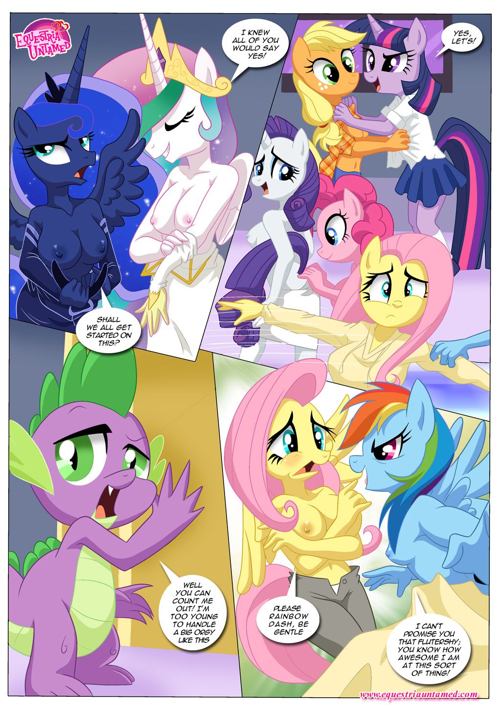 The Next Level of Friendship (My Little Pony: Friendship is Magic) [Palcomix] 1 . The Next Level of Friendship - Chapter 1 (My Little Pony: Friendship is Magic) [Palcomix] – page 7
