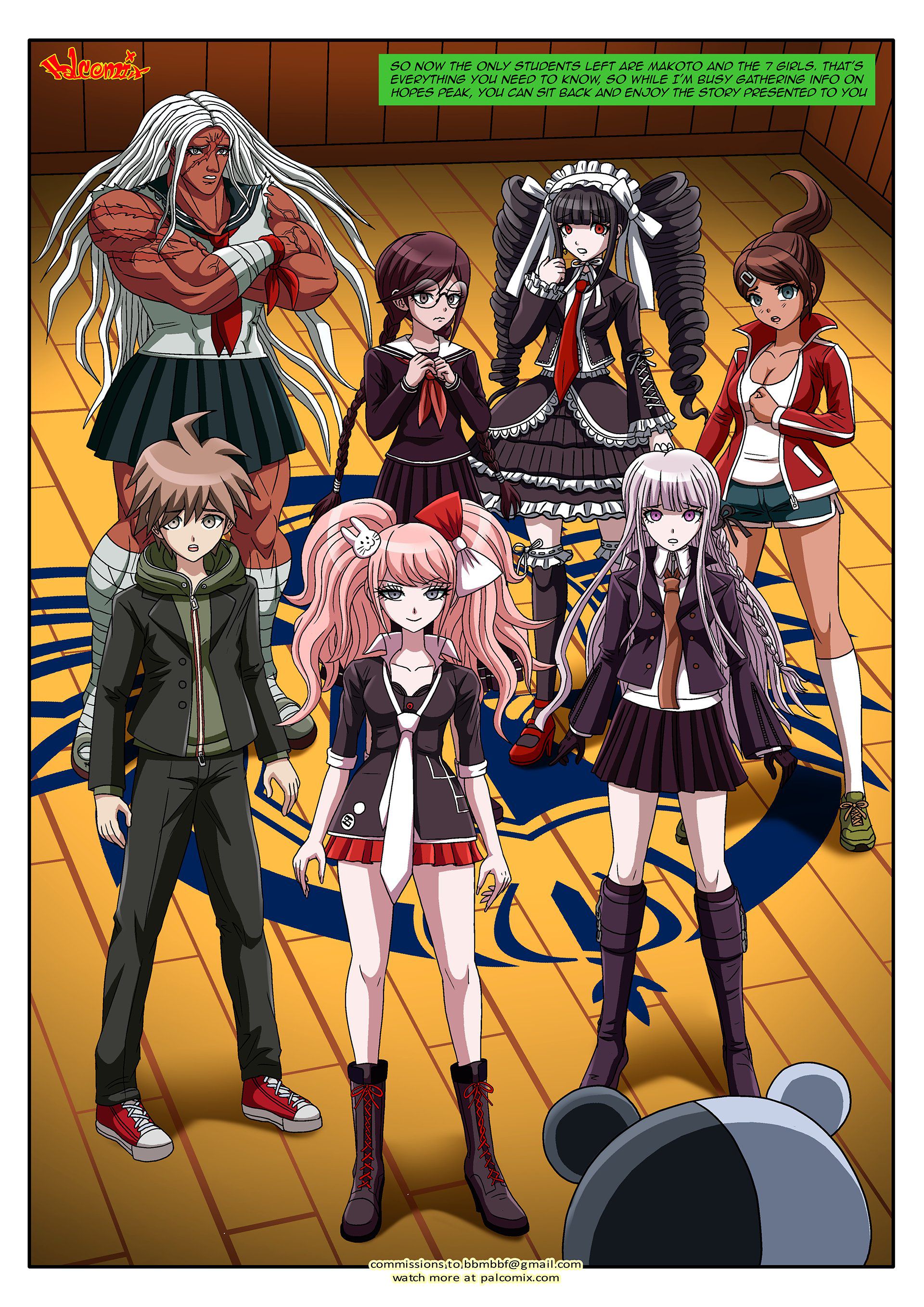 Harem of Despair (Danganronpa) [Palcomix] 1 . Harem of Despair - Chapter 1 (Danganronpa) [Palcomix] – page 4