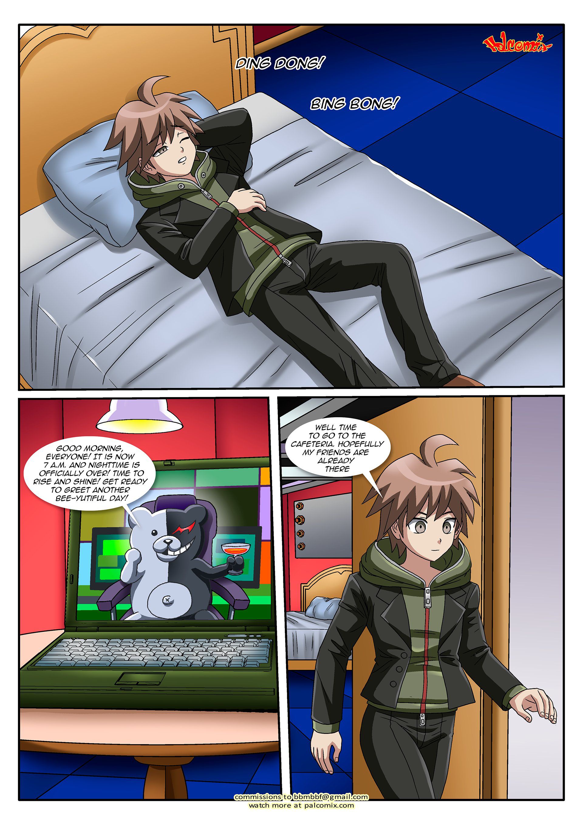 Harem of Despair (Danganronpa) [Palcomix] 1 . Harem of Despair - Chapter 1 (Danganronpa) [Palcomix] – page 5