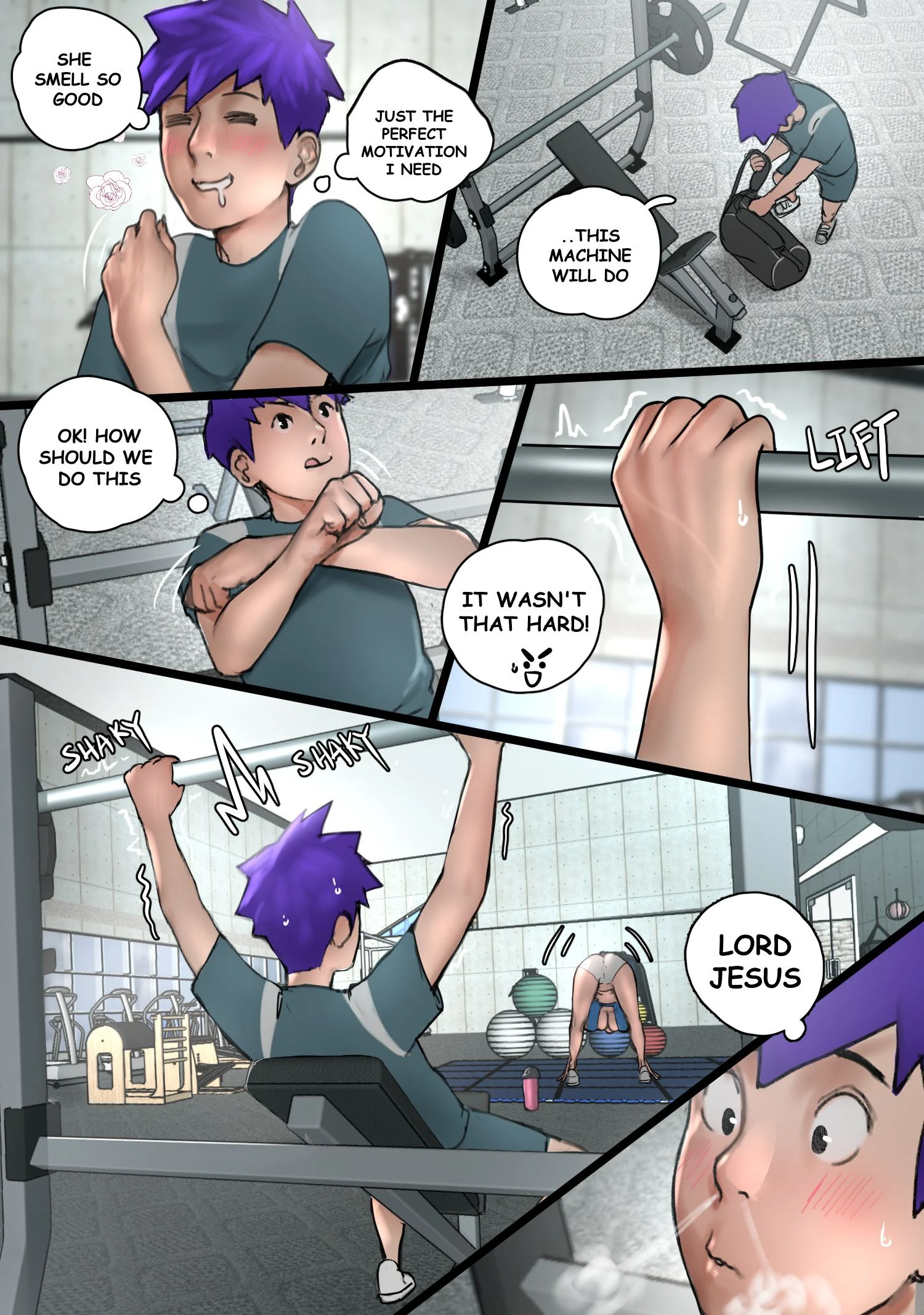Lucy Gym Encounter [Scarlett Ann] 1 . Lucy Gym Encounter - Chapter 1 [Scarlett Ann] – page 6