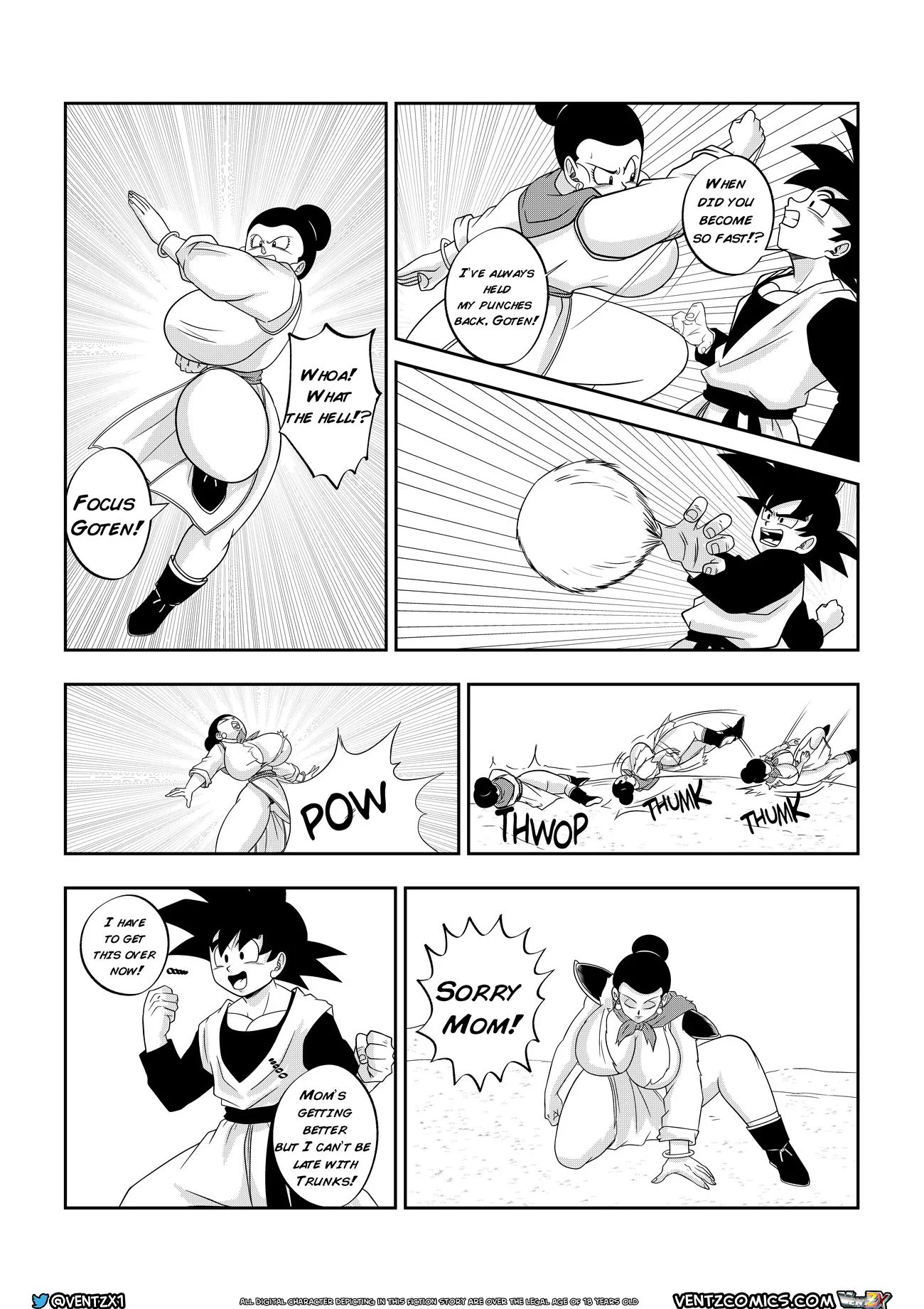 Super Dragon Ball: Eros – Chichi’s Special Training (Dragon Ball Z) [Ventz Comics] 1 . Super Dragon Ball: Eros - Chichi's Special Training - Chapter 1 (Dragon Ball Z) [Ventz Comics] – page 5