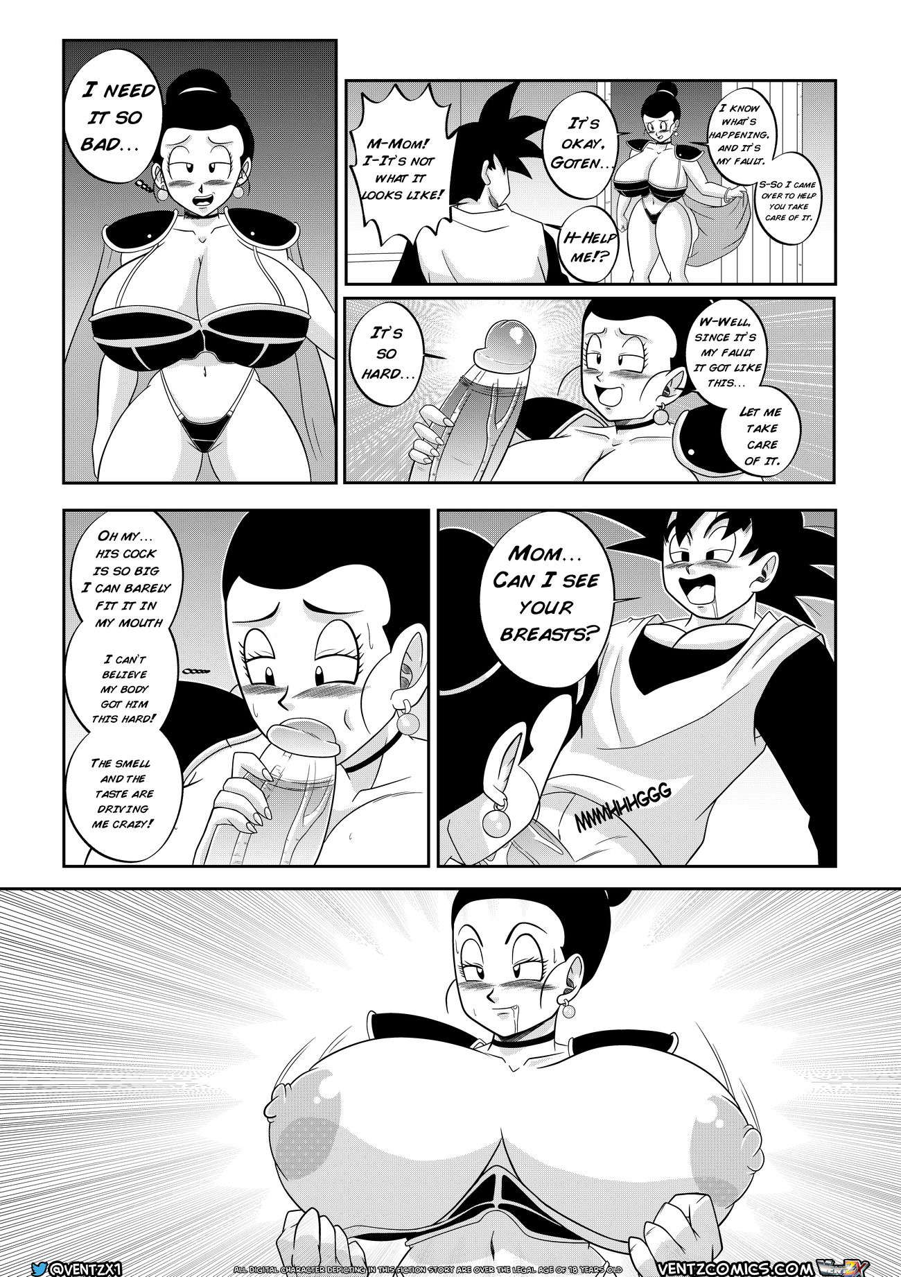 Super Dragon Ball: Eros – Chichi’s Special Training (Dragon Ball Z) [Ventz Comics] 1 . Super Dragon Ball: Eros - Chichi's Special Training - Chapter 1 (Dragon Ball Z) [Ventz Comics] – page 9