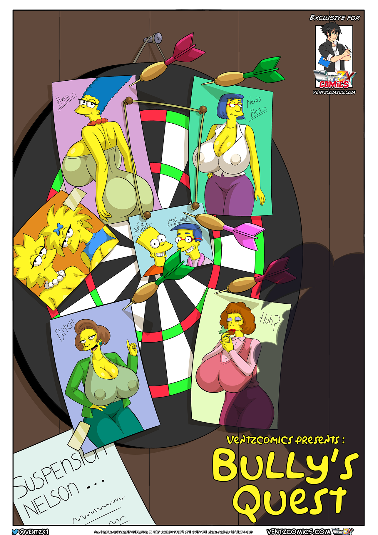 Bully’s Quest (The Simpsons) [Arabatos , Ventz Comics] 1 . Bully's Quest - Chapter 1 (The Simpsons) [Arabatos , Ventz Comics] – page 1