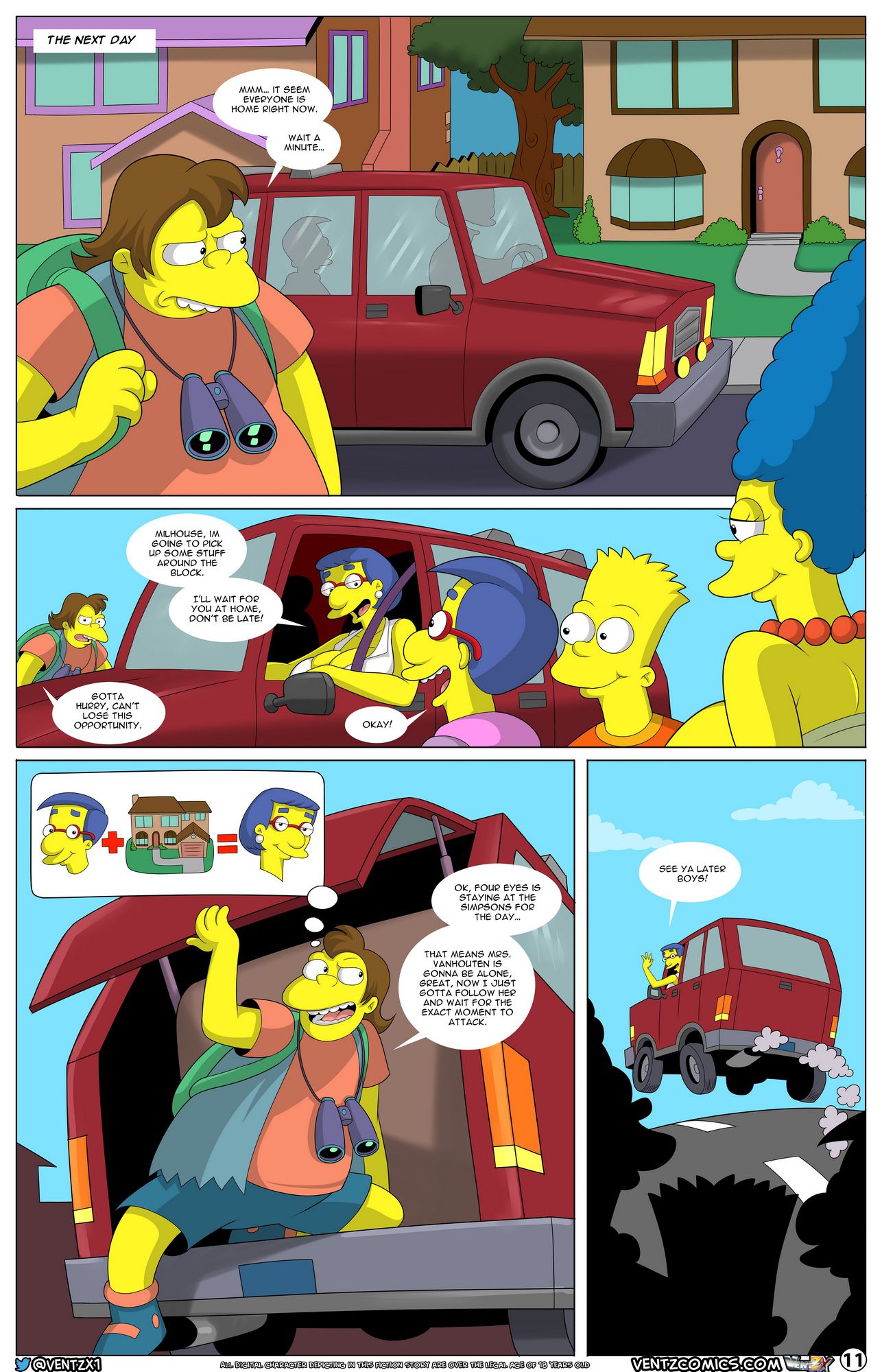 Bully’s Quest (The Simpsons) [Arabatos , Ventz Comics] 1 . Bully's Quest - Chapter 1 (The Simpsons) [Arabatos , Ventz Comics] – page 12