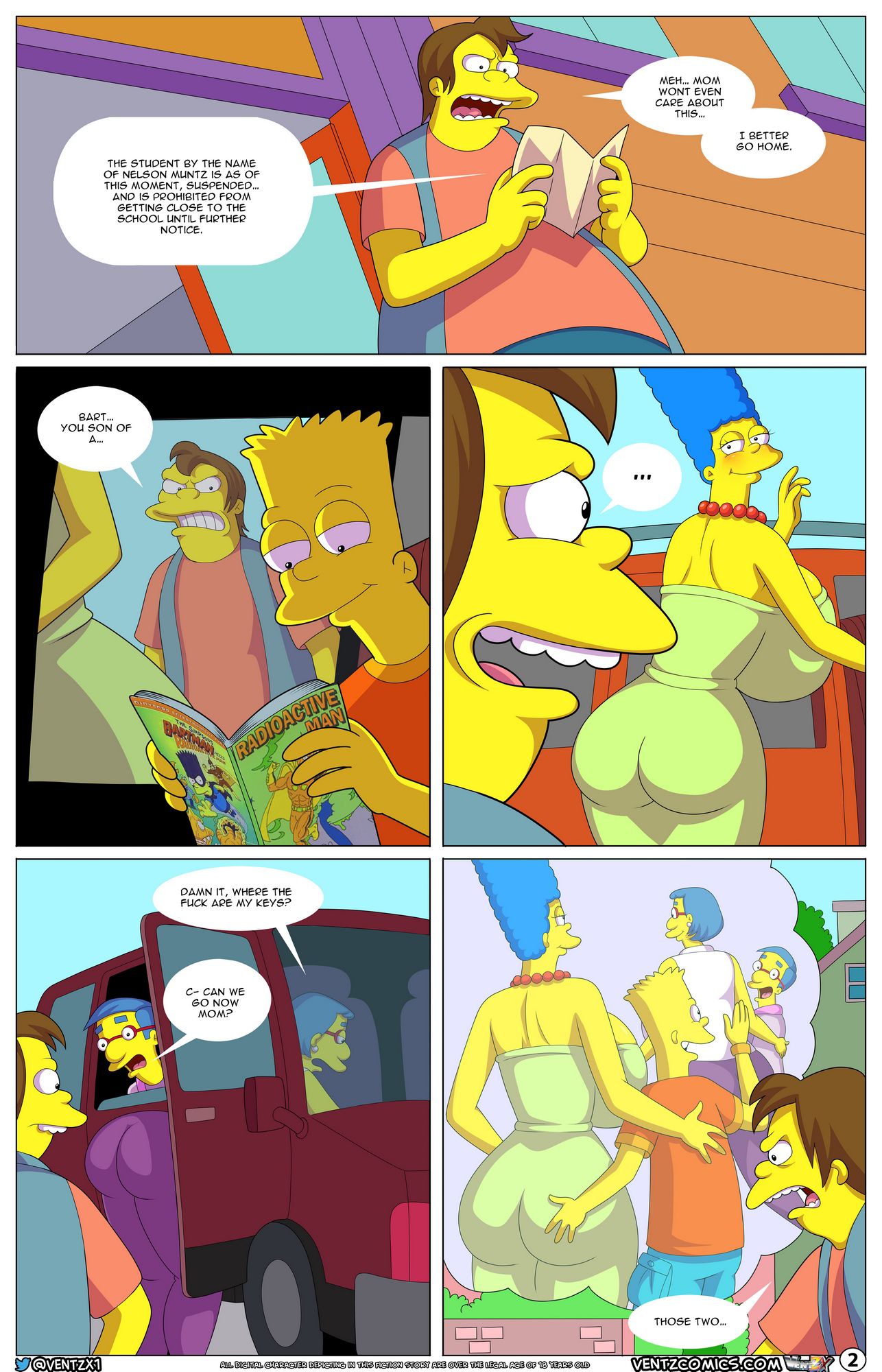 Bully’s Quest (The Simpsons) [Arabatos , Ventz Comics] 1 . Bully's Quest - Chapter 1 (The Simpsons) [Arabatos , Ventz Comics] – page 3