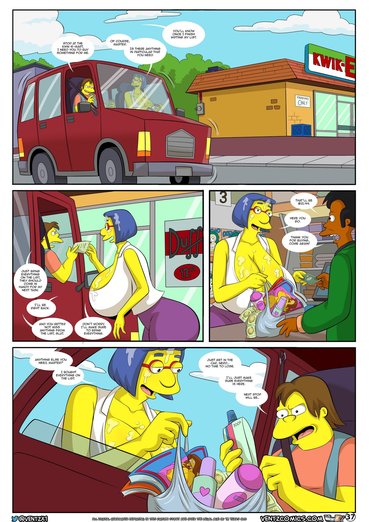 Bully’s Quest (The Simpsons) [Arabatos , Ventz Comics] 1 . Bully's Quest - Chapter 1 (The Simpsons) [Arabatos , Ventz Comics] – page 38