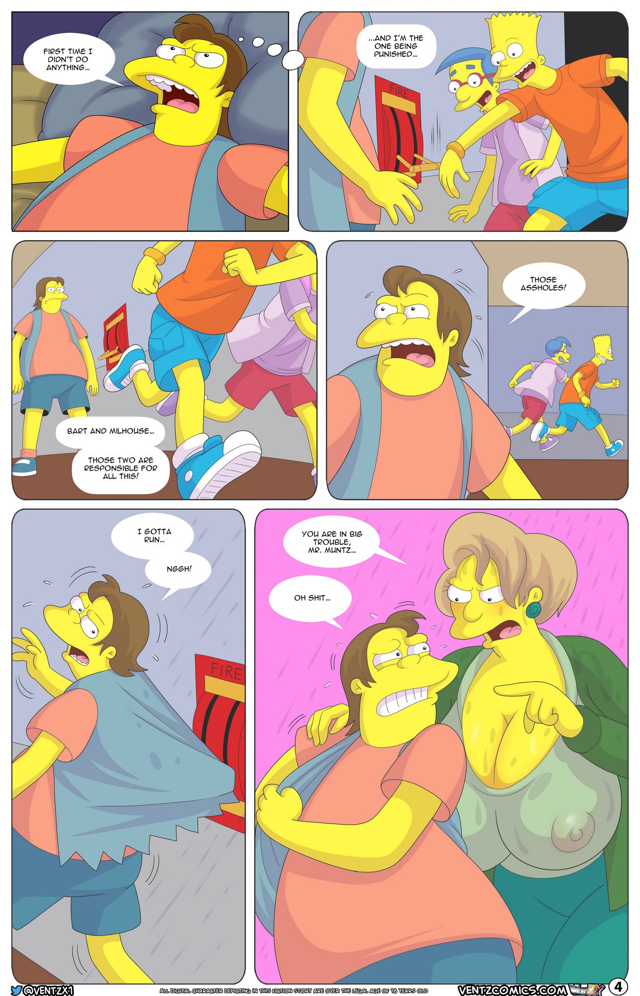 Bully’s Quest (The Simpsons) [Arabatos , Ventz Comics] 1 . Bully's Quest - Chapter 1 (The Simpsons) [Arabatos , Ventz Comics] – page 5