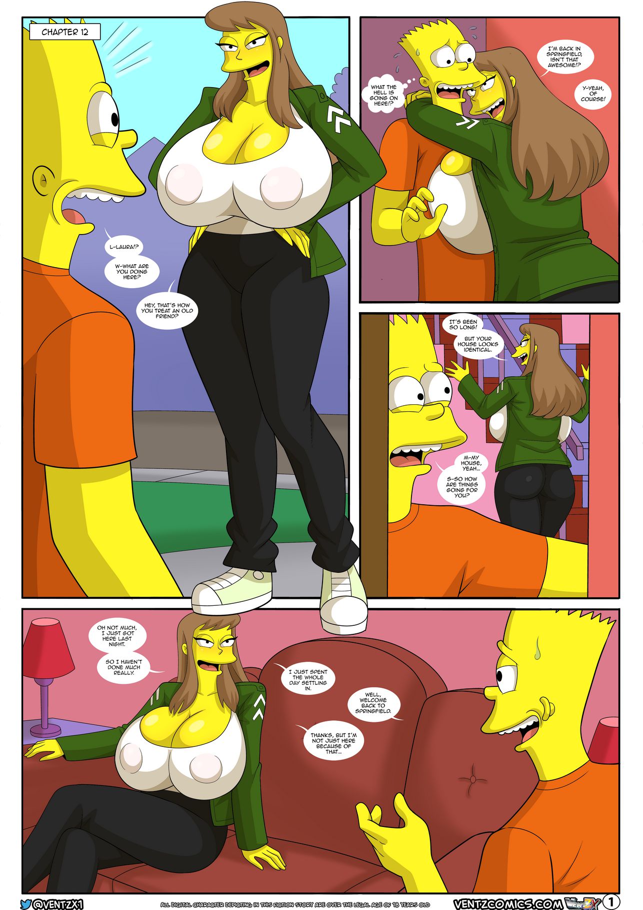 Darren’s Adventure (The Simpsons) [Arabatos] 14 . Darren's Adventure - Chapter 14 (The Simpsons) [Arabatos] – page 1