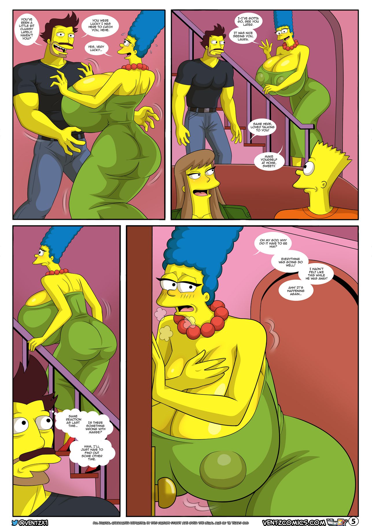 Darren’s Adventure (The Simpsons) [Arabatos] 14 . Darren's Adventure - Chapter 14 (The Simpsons) [Arabatos] – page 5