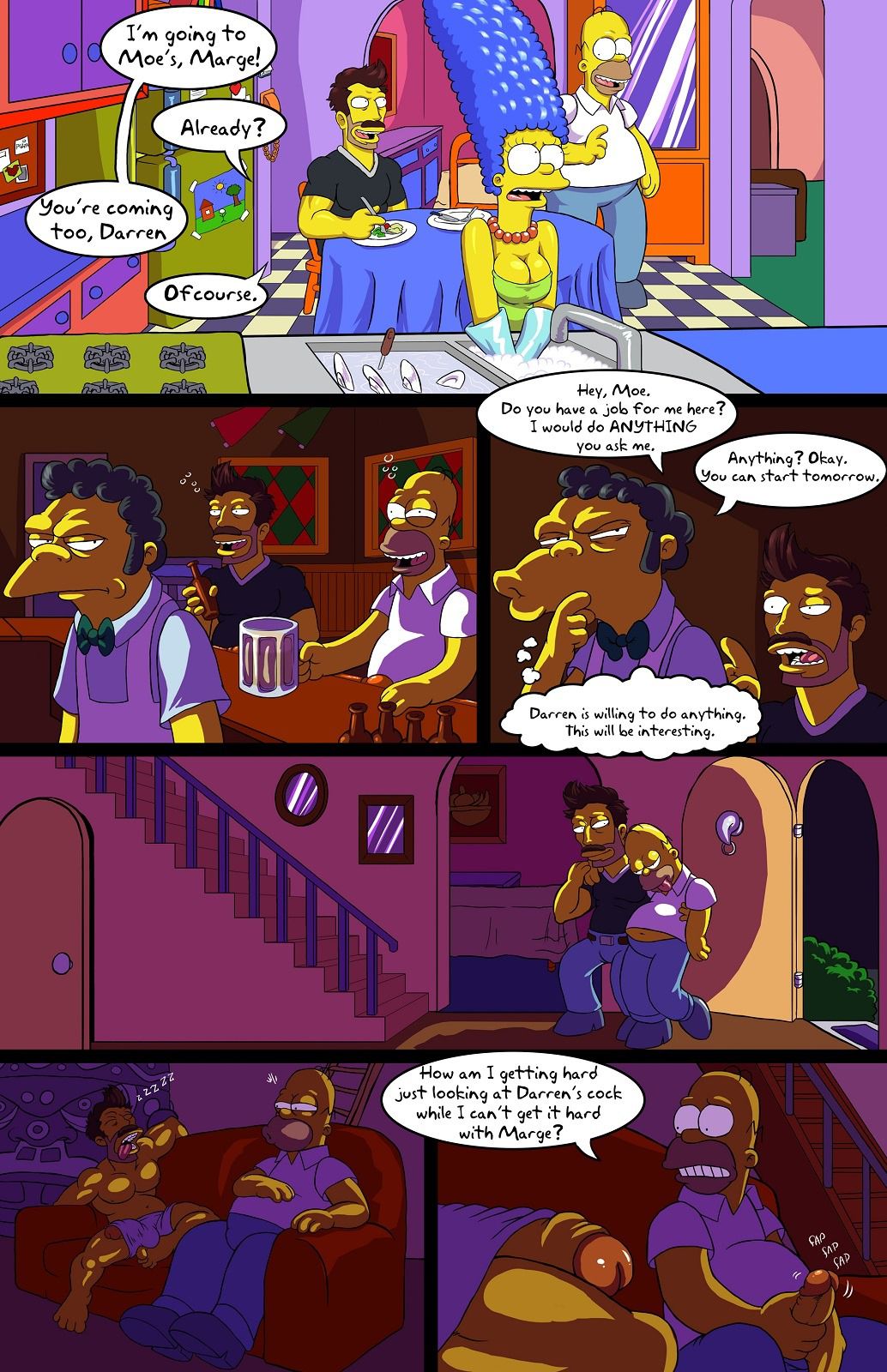 Darren’s Adventure (The Simpsons) [Arabatos] 1-2 . Darren's Adventure - Chapter 1-2 (The Simpsons) [Arabatos] – page 7