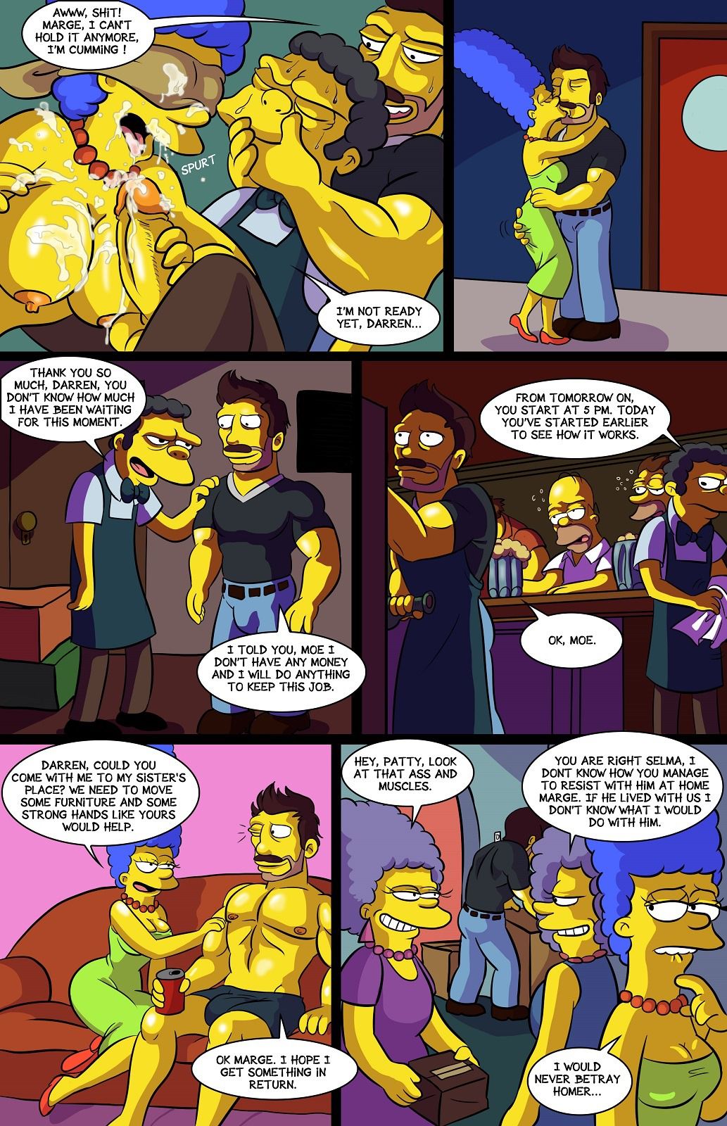 Darren’s Adventure (The Simpsons) [Arabatos] 1-2 . Darren's Adventure - Chapter 1-2 (The Simpsons) [Arabatos] – page 9
