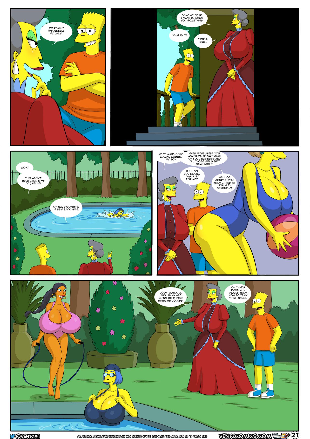 Darren’s Adventure (The Simpsons) [Arabatos] 13 . Darren's Adventure - Chapter 13 (The Simpsons) [Arabatos] – page 21