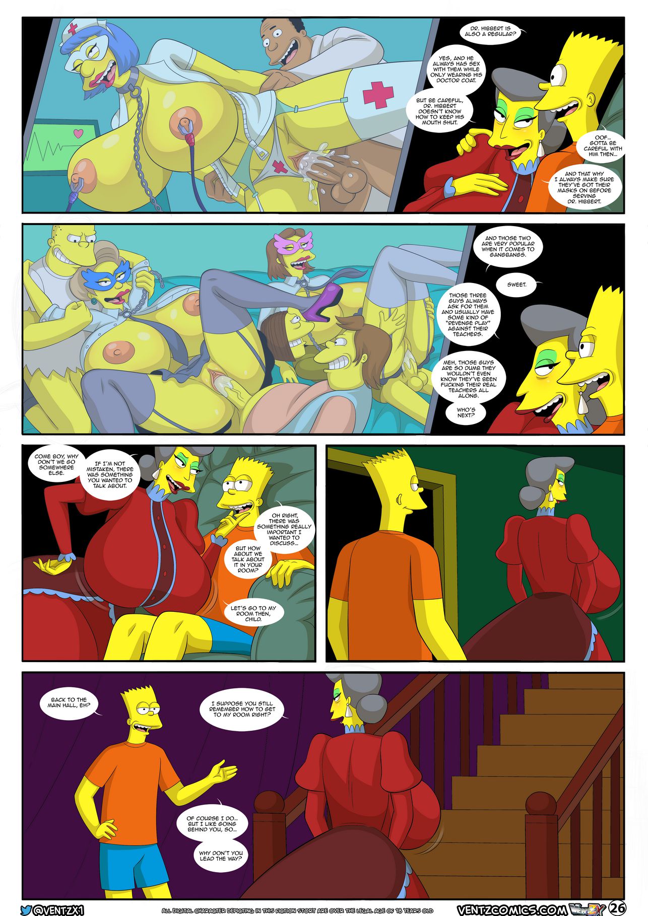 Darren’s Adventure (The Simpsons) [Arabatos] 13 . Darren's Adventure - Chapter 13 (The Simpsons) [Arabatos] – page 26