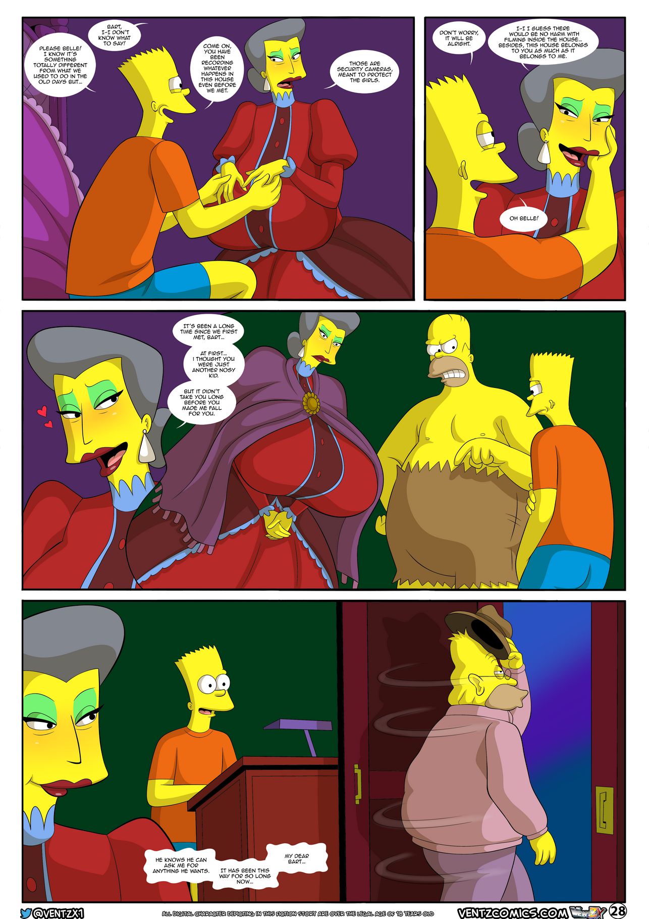 Darren’s Adventure (The Simpsons) [Arabatos] 13 . Darren's Adventure - Chapter 13 (The Simpsons) [Arabatos] – page 28