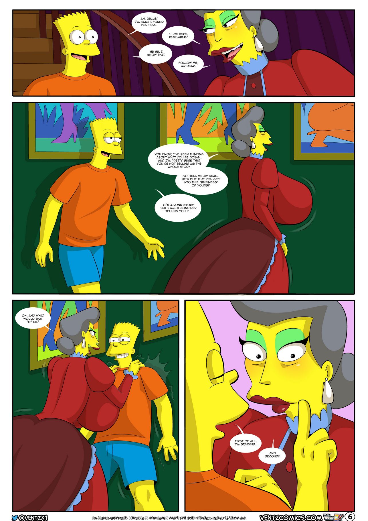 Darren’s Adventure (The Simpsons) [Arabatos] 13 . Darren's Adventure - Chapter 13 (The Simpsons) [Arabatos] – page 6