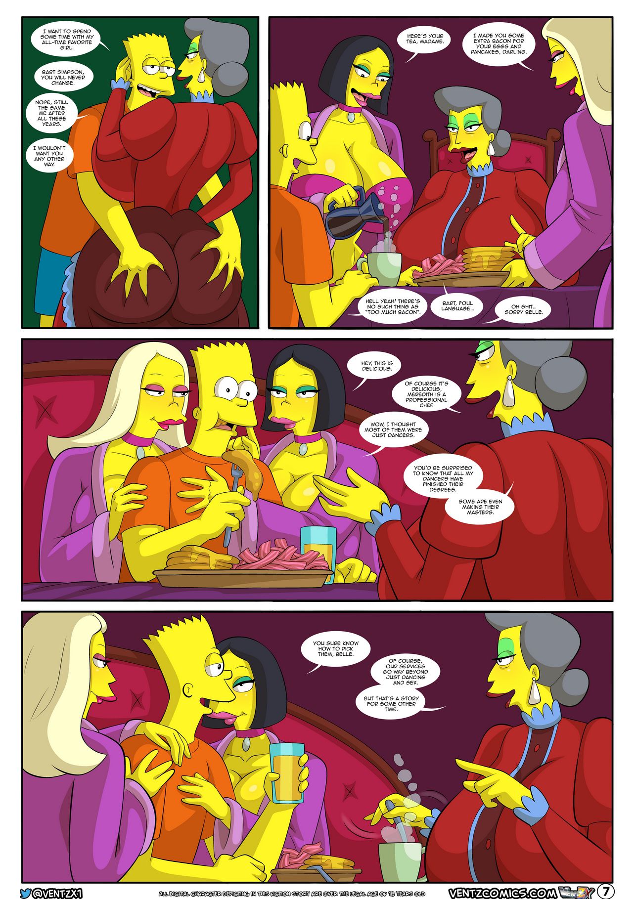 Darren’s Adventure (The Simpsons) [Arabatos] 13 . Darren's Adventure - Chapter 13 (The Simpsons) [Arabatos] – page 7