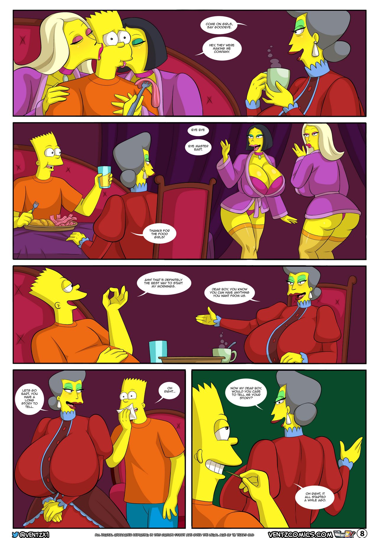 Darren’s Adventure (The Simpsons) [Arabatos] 13 . Darren's Adventure - Chapter 13 (The Simpsons) [Arabatos] – page 8