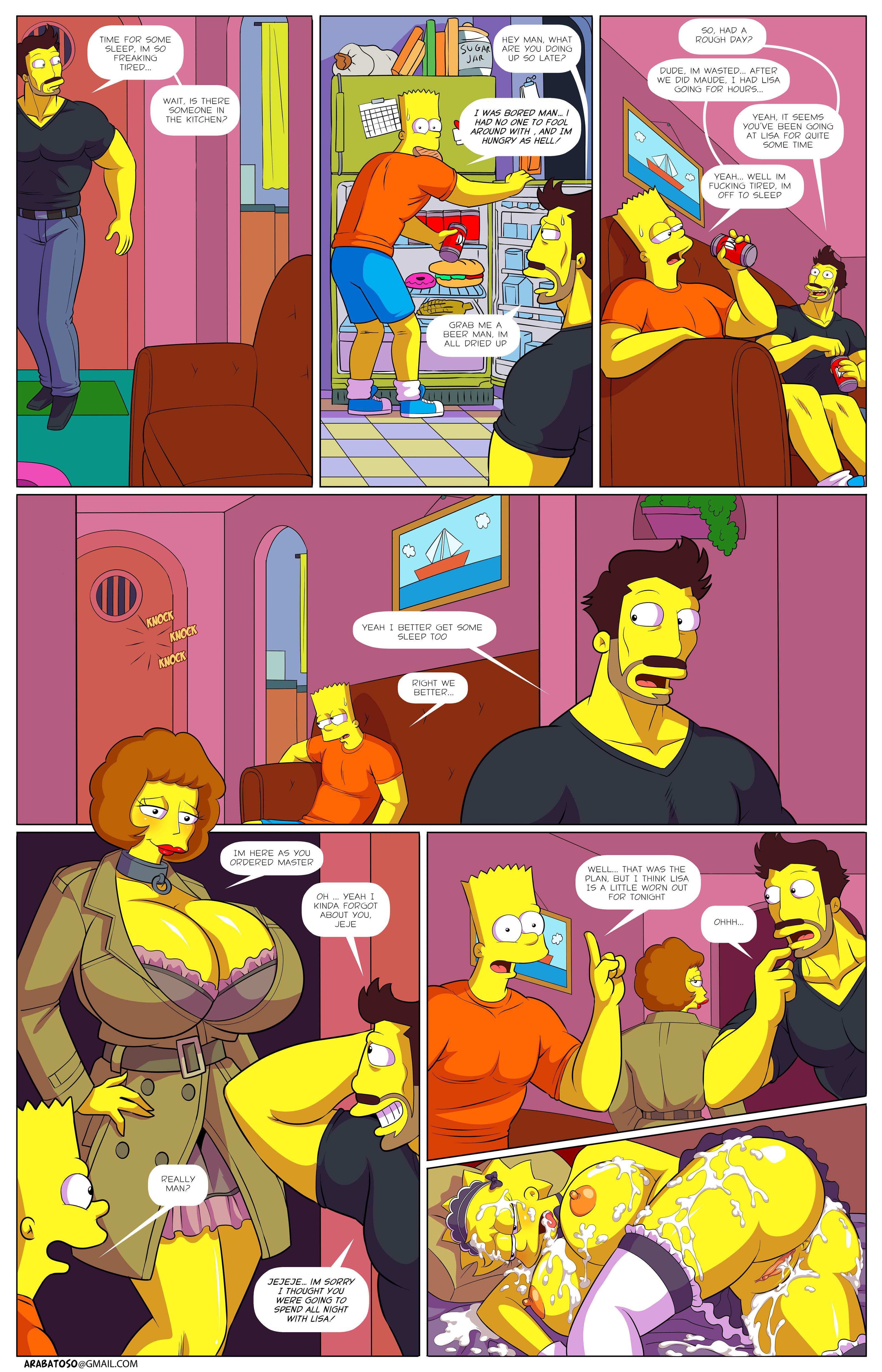 Darren’s Adventure (The Simpsons) [Arabatos] 9 . Darren's Adventure - Chapter 9 (The Simpsons) [Arabatos] – page 1