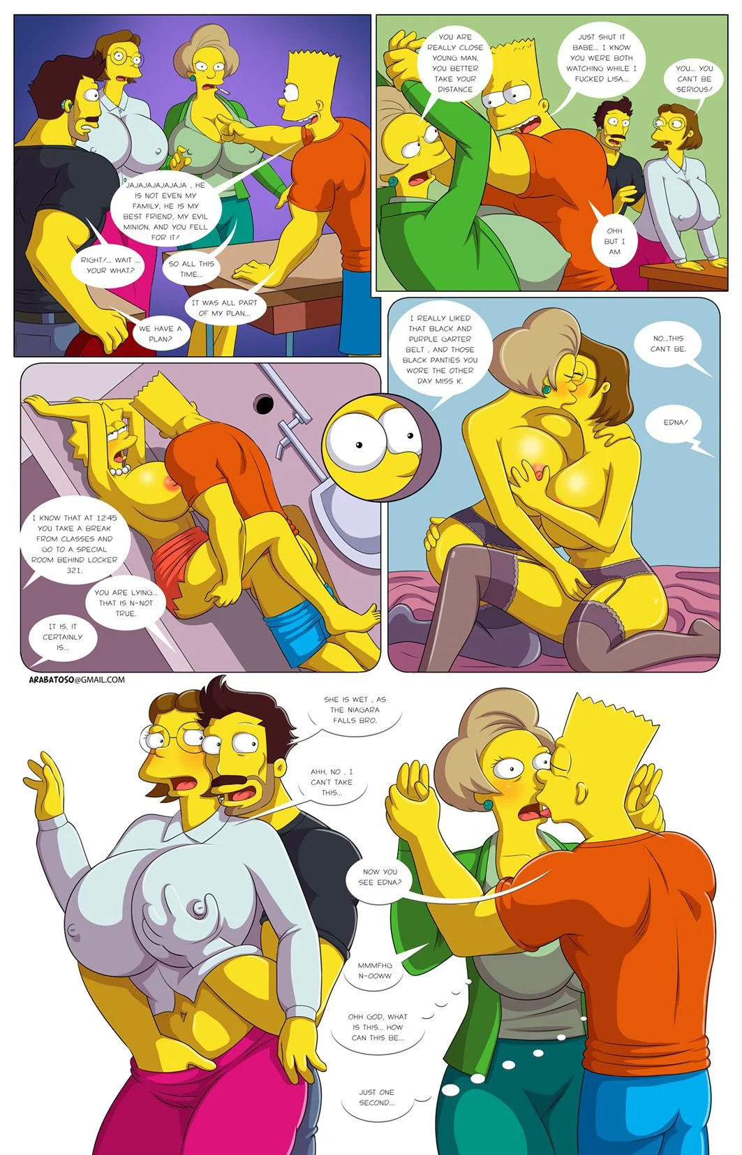 Darren’s Adventure (The Simpsons) [Arabatos] 6 . Darren's Adventure - Chapter 6 (The Simpsons) [Arabatos] – page 3
