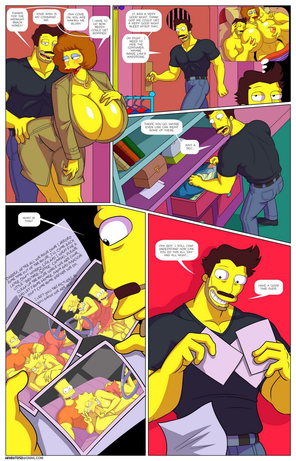 Darren’s Adventure (The Simpsons) [Arabatos] 10 . Darren's Adventure - Chapter 10 (The Simpsons) [Arabatos] – page 1