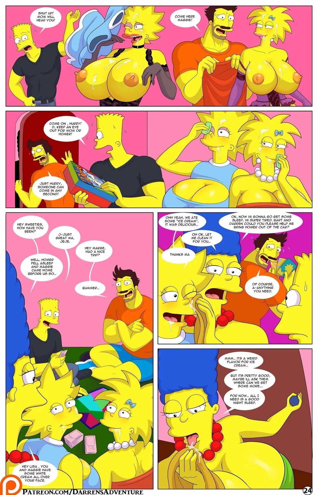 Darren’s Adventure (The Simpsons) [Arabatos] 11 . Darren's Adventure - Chapter 11 (The Simpsons) [Arabatos] – page 24