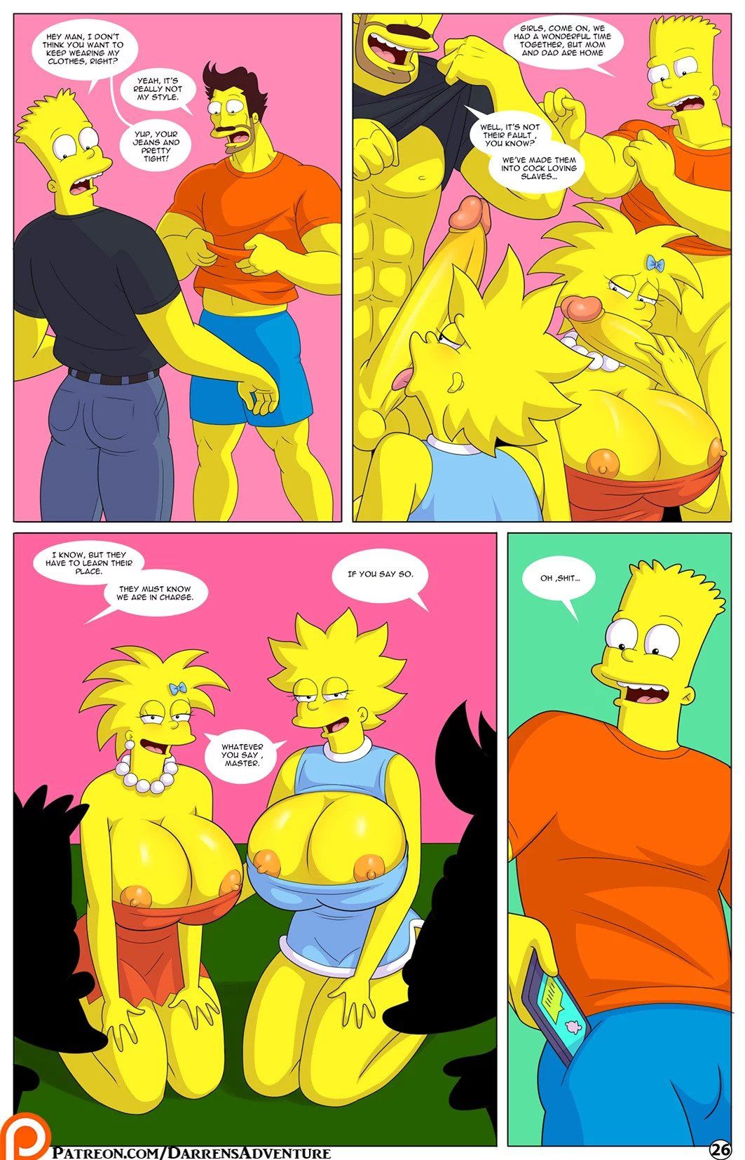 Darren’s Adventure (The Simpsons) [Arabatos] 11 . Darren's Adventure - Chapter 11 (The Simpsons) [Arabatos] – page 26