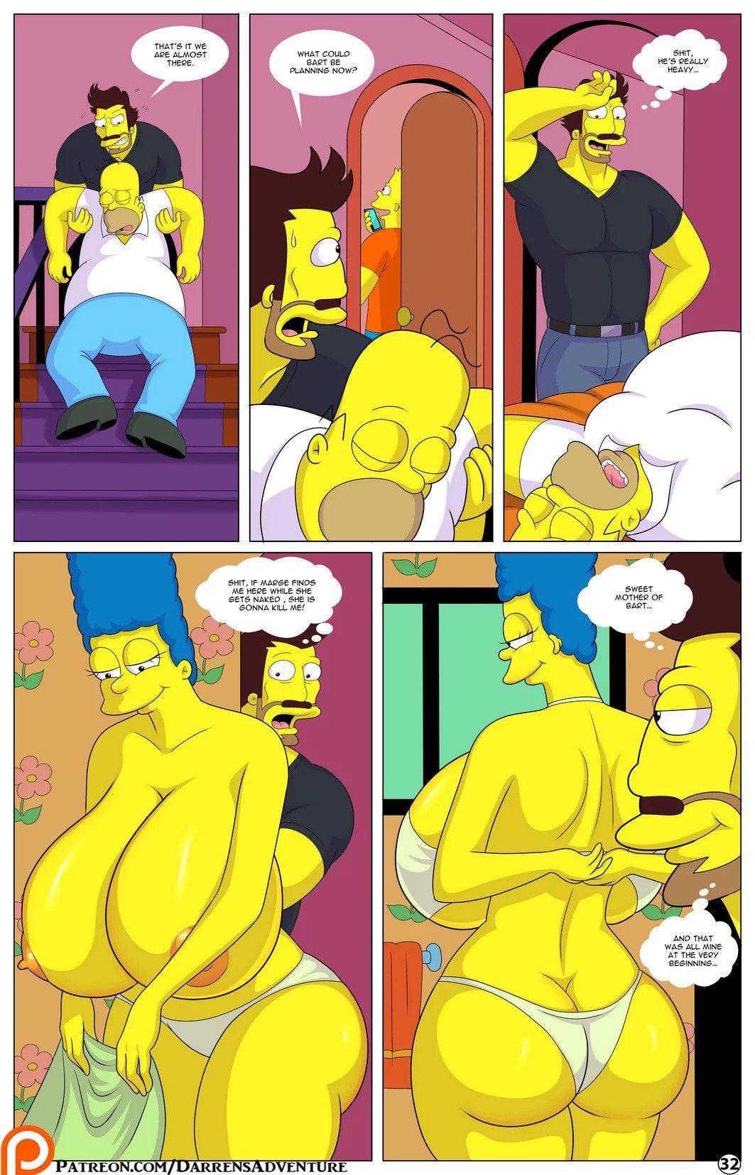 Darren’s Adventure (The Simpsons) [Arabatos] 11 . Darren's Adventure - Chapter 11 (The Simpsons) [Arabatos] – page 32