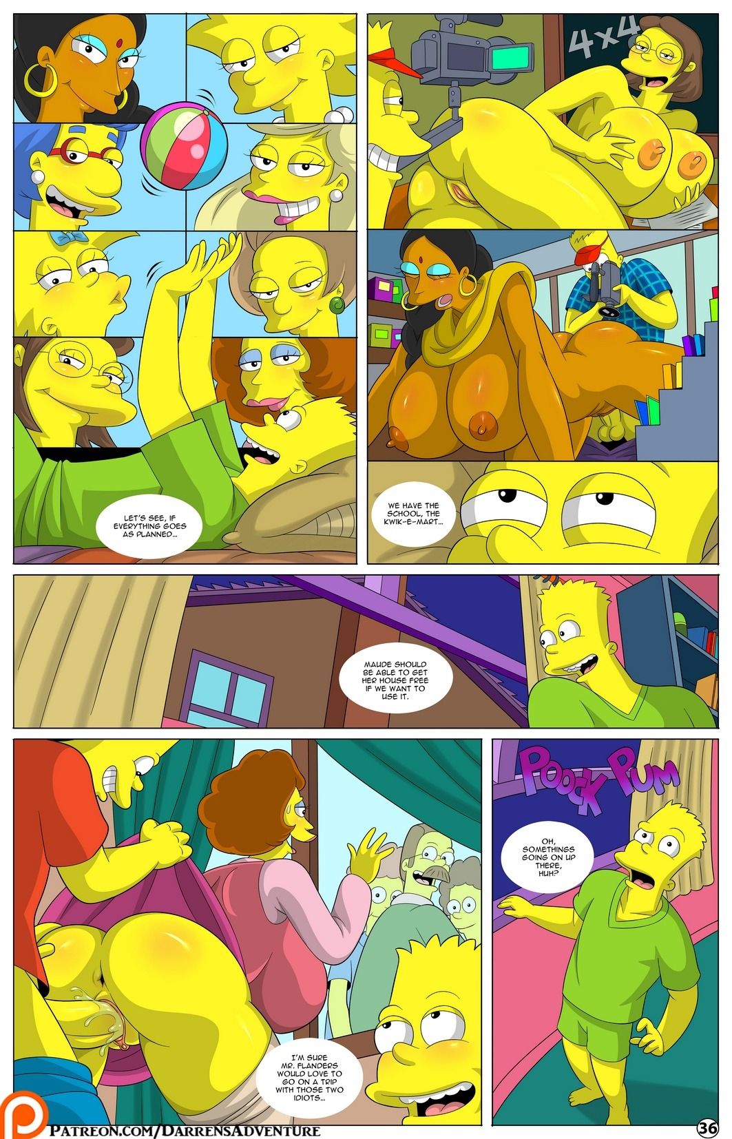 Darren’s Adventure (The Simpsons) [Arabatos] 11 . Darren's Adventure - Chapter 11 (The Simpsons) [Arabatos] – page 36