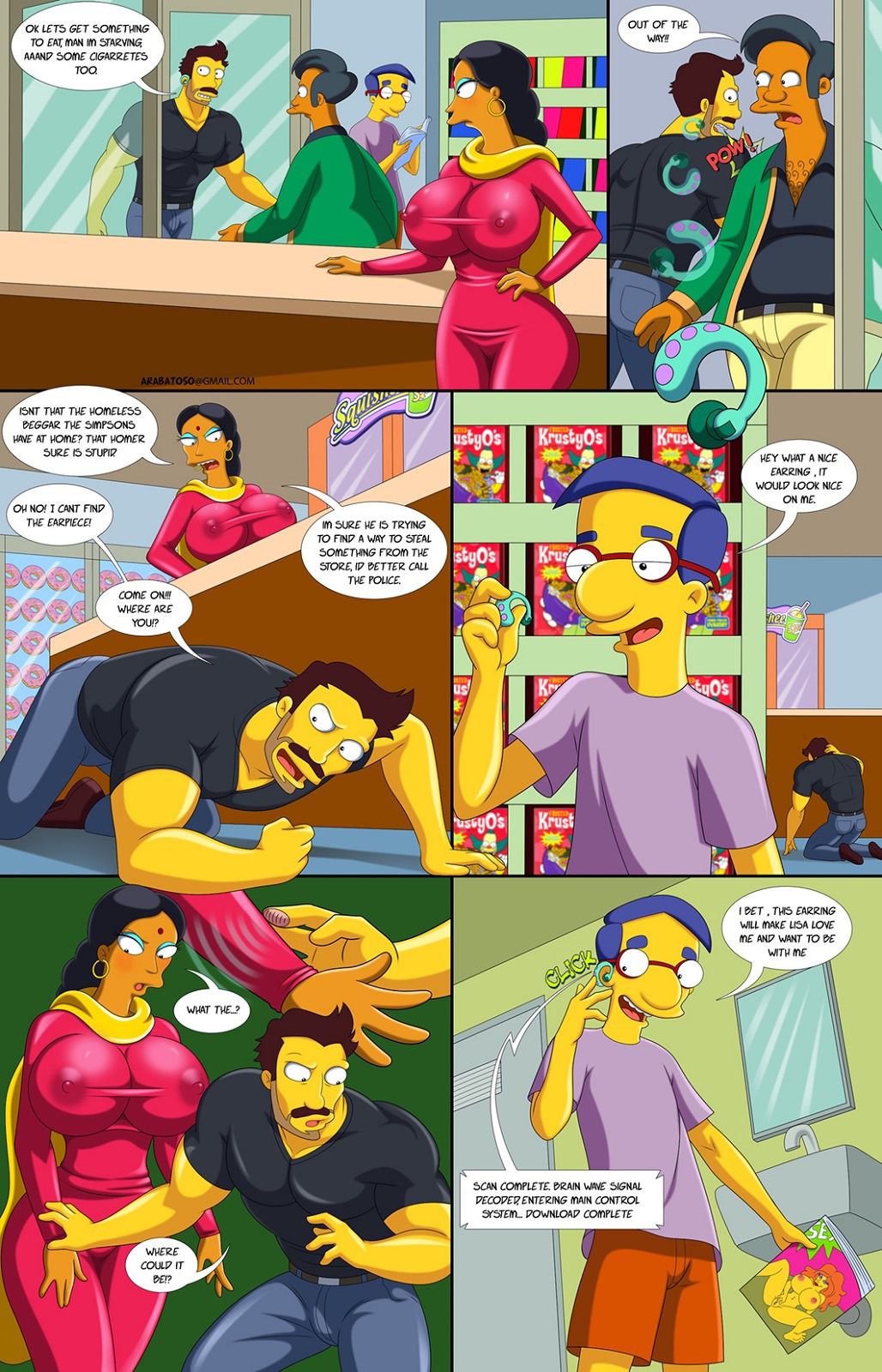 Darren’s Adventure (The Simpsons) [Arabatos] 3 . Darren's Adventure - Chapter 3 (The Simpsons) [Arabatos] – page 1