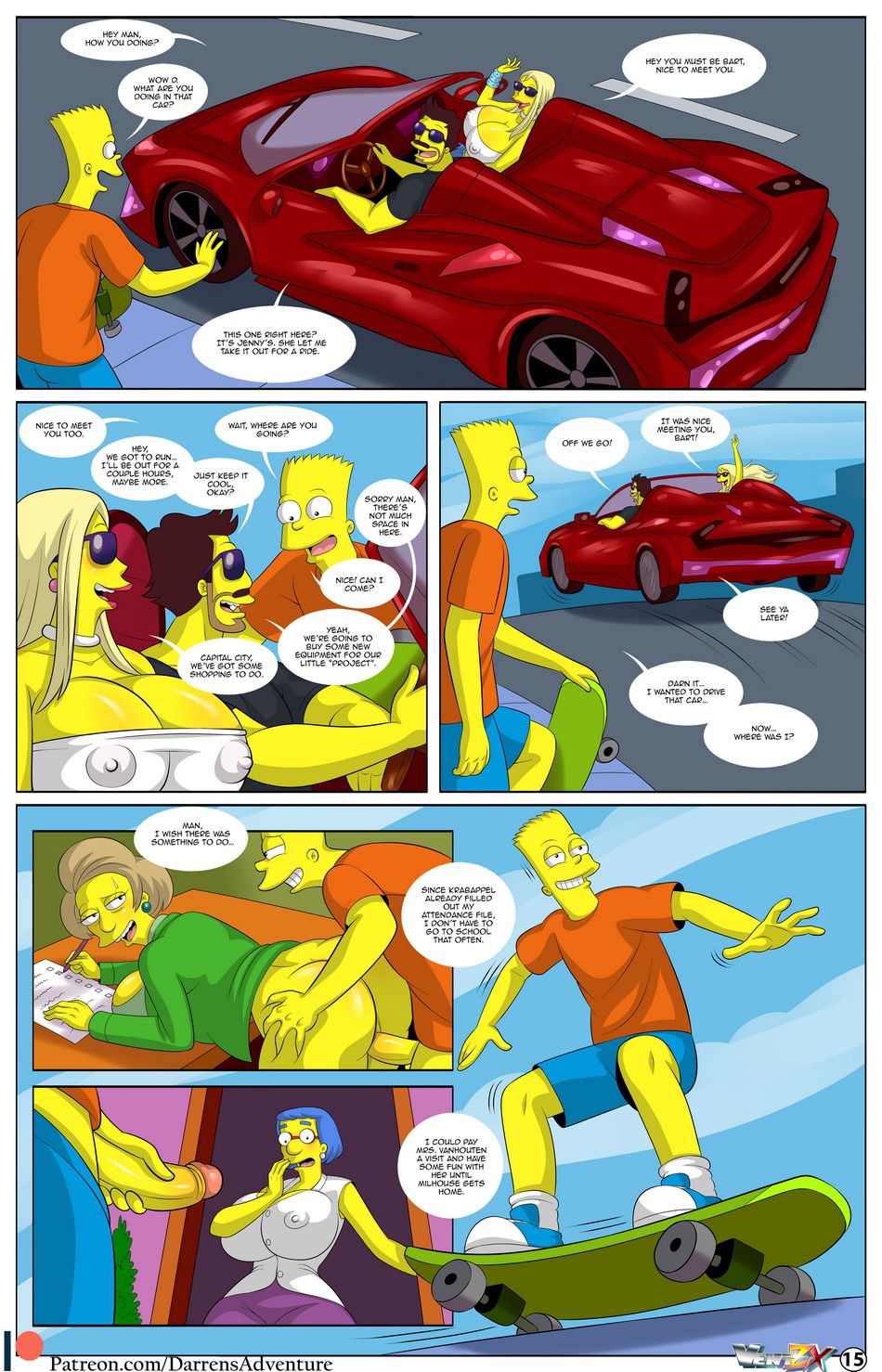 Darren’s Adventure (The Simpsons) [Arabatos] 12 . Darren's Adventure - Chapter 12 (The Simpsons) [Arabatos] – page 15