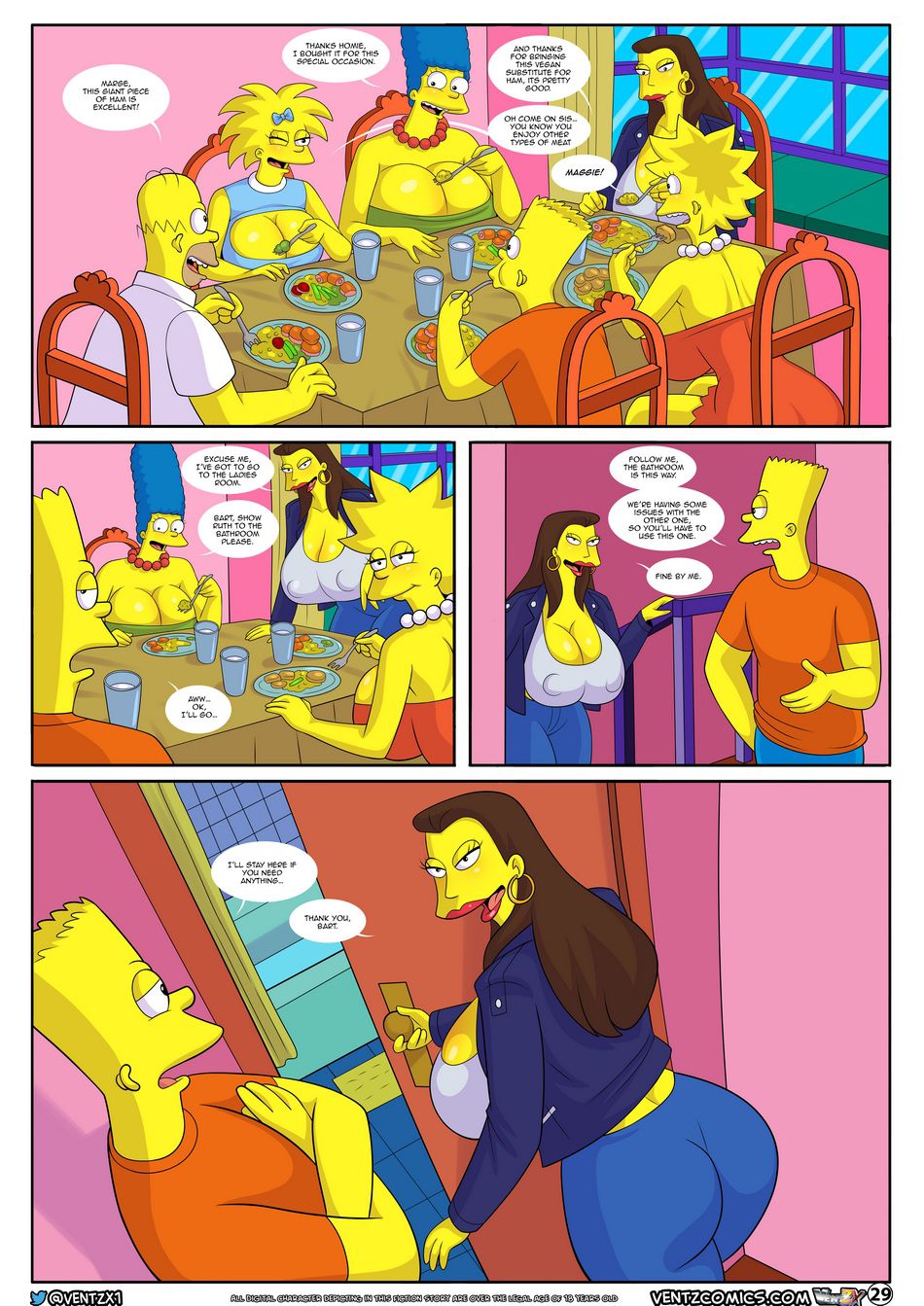 Darren’s Adventure (The Simpsons) [Arabatos] 12 . Darren's Adventure - Chapter 12 (The Simpsons) [Arabatos] – page 29