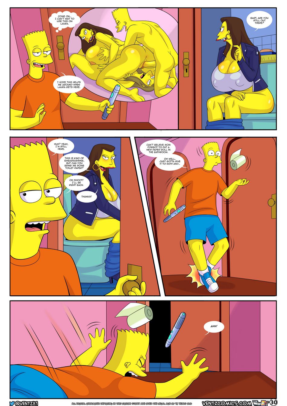 Darren’s Adventure (The Simpsons) [Arabatos] 12 . Darren's Adventure - Chapter 12 (The Simpsons) [Arabatos] – page 30