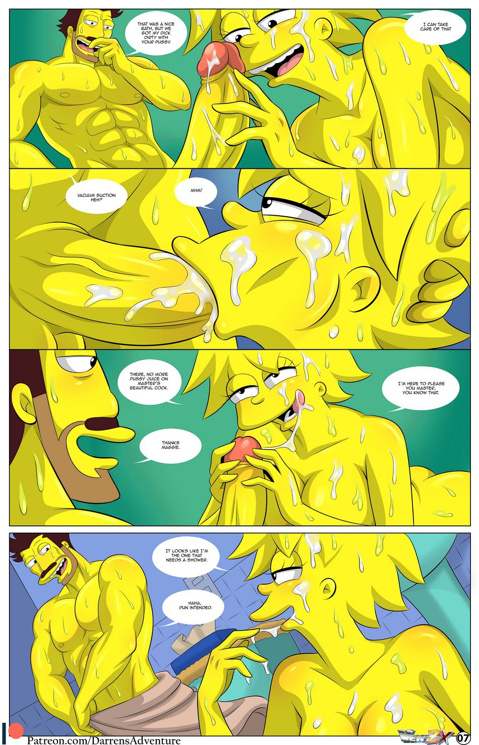 Darren’s Adventure (The Simpsons) [Arabatos] 12 . Darren's Adventure - Chapter 12 (The Simpsons) [Arabatos] – page 7