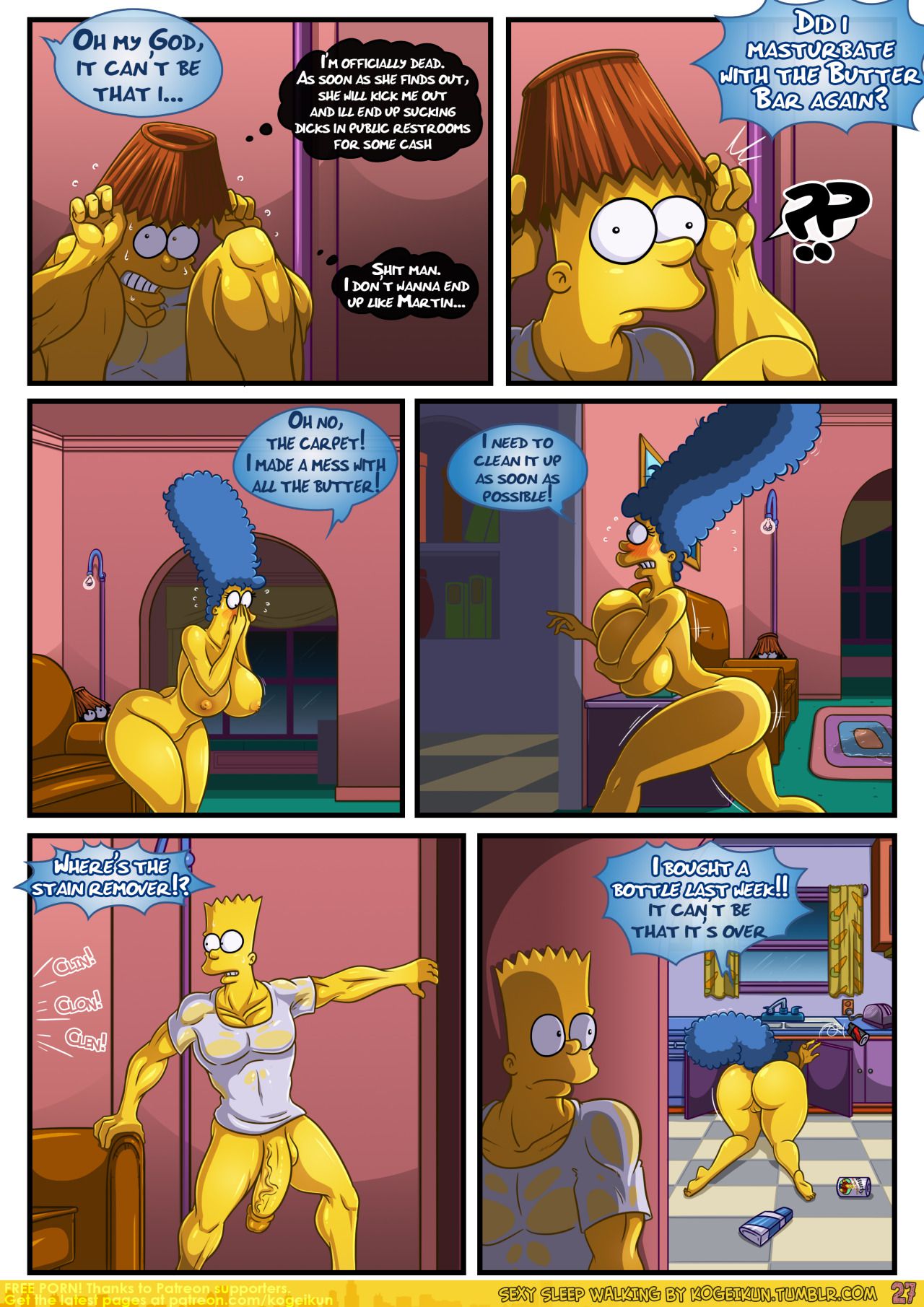 Sexy Sleep Walking (The Simpsons) [KogeiKun] 1 . Sexy Sleep Walking - Chapter 1 (The Simpsons) [KogeiKun] – page 28