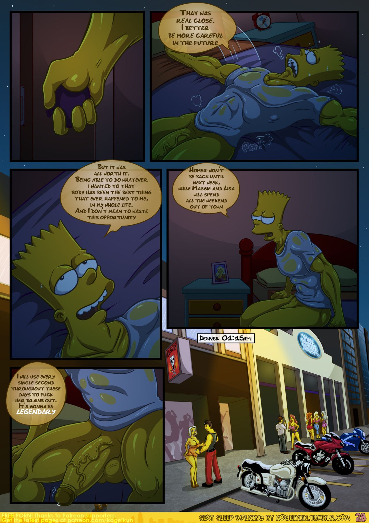 Sexy Sleep Walking (The Simpsons) [KogeiKun] 1 . Sexy Sleep Walking - Chapter 1 (The Simpsons) [KogeiKun] – page 29
