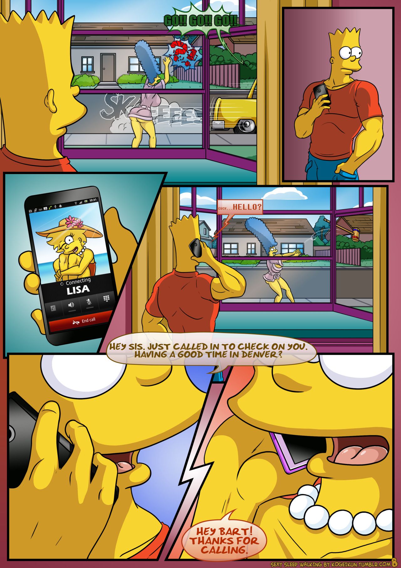 Sexy Sleep Walking (The Simpsons) [KogeiKun] 1 . Sexy Sleep Walking - Chapter 1 (The Simpsons) [KogeiKun] – page 9